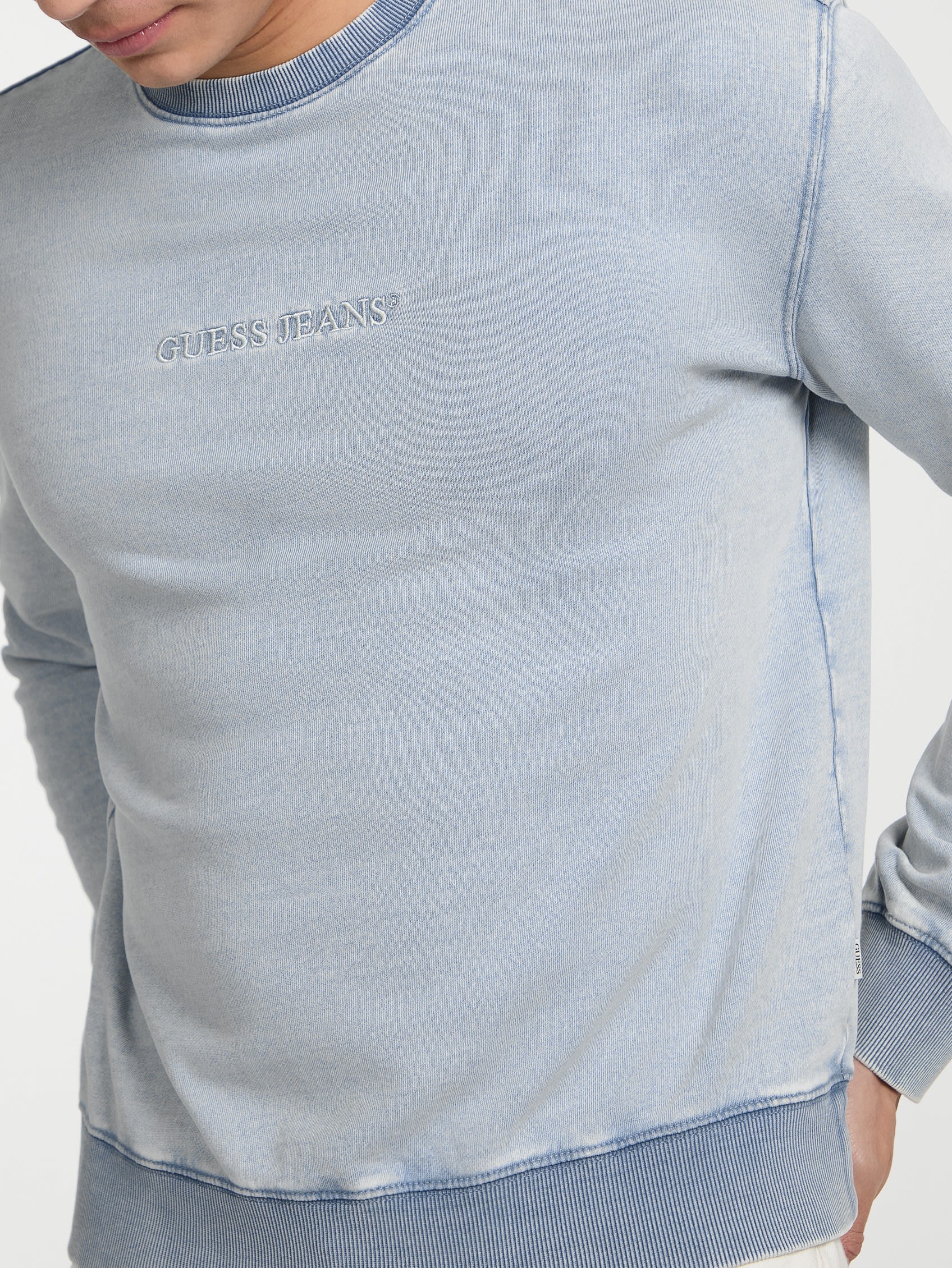 ゲス GUESS GUESS JEANS Crew Neck Slim Logo Emb Sweat （IDWS） IDWS