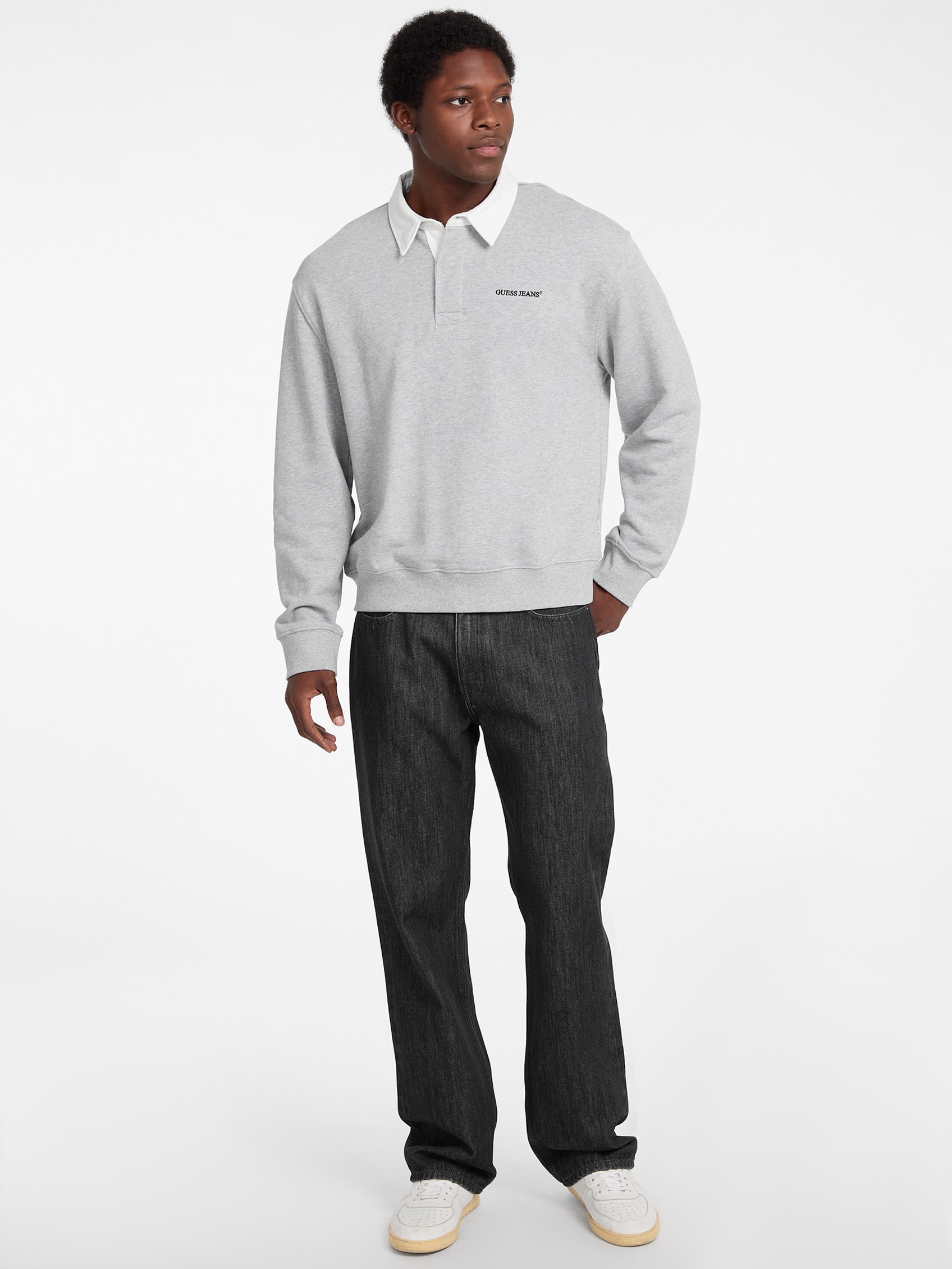 ゲス GUESS GUESS JEANS Regular Long Sleeves Rugby （H90Z） H90Z