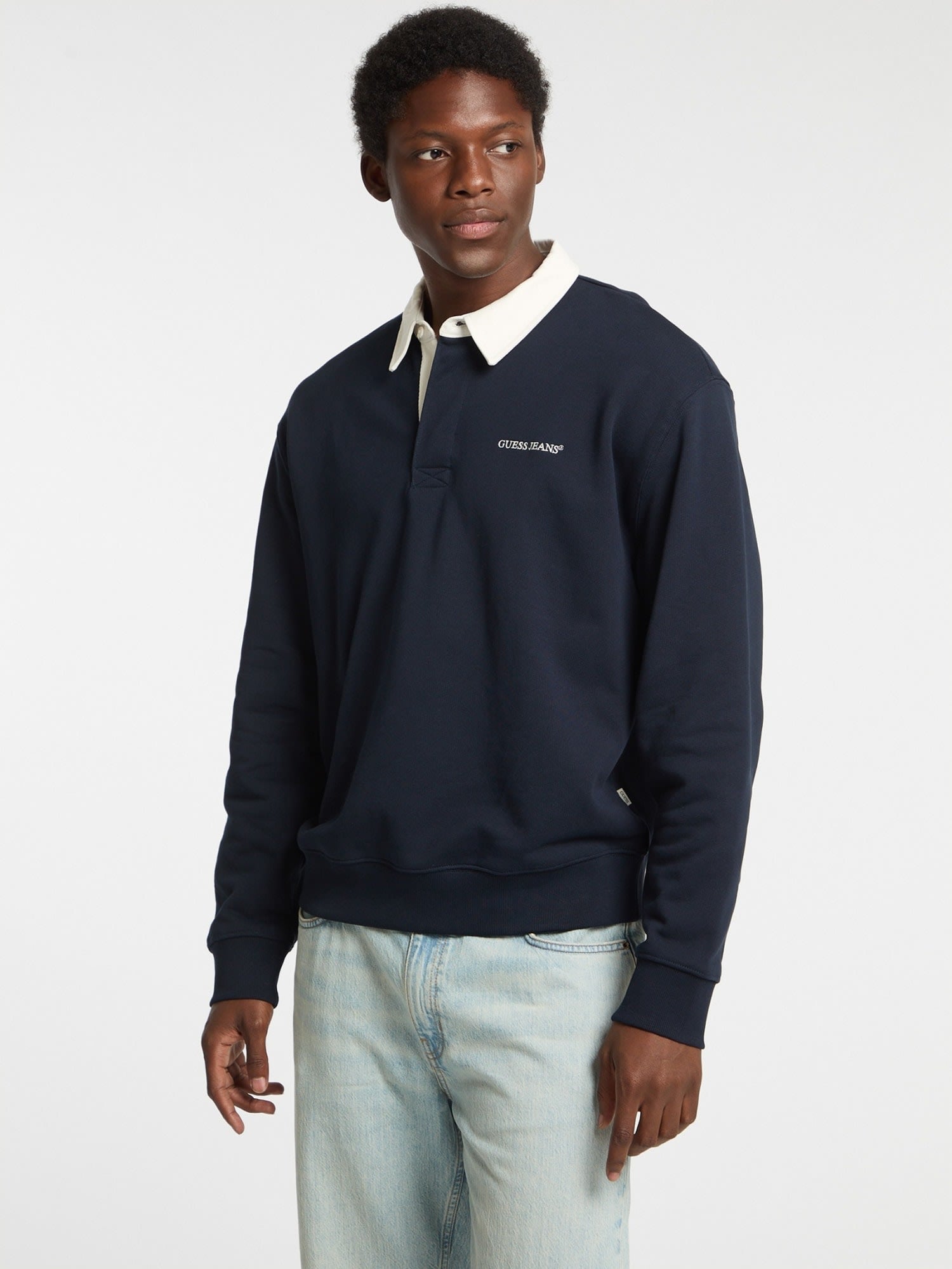 ゲス GUESS GUESS JEANS Regular Long Sleeves Rugby （A71W） A71W