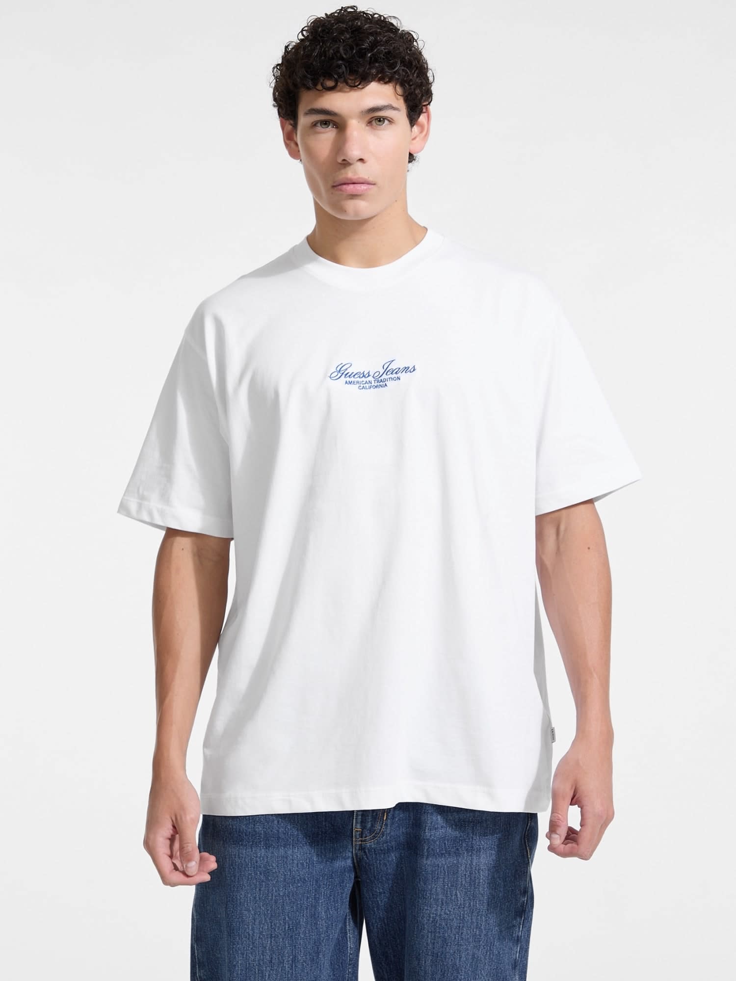ゲス GUESS GUESS JEANS Crew Neck Short Sleeves Os Tee （G011） G011