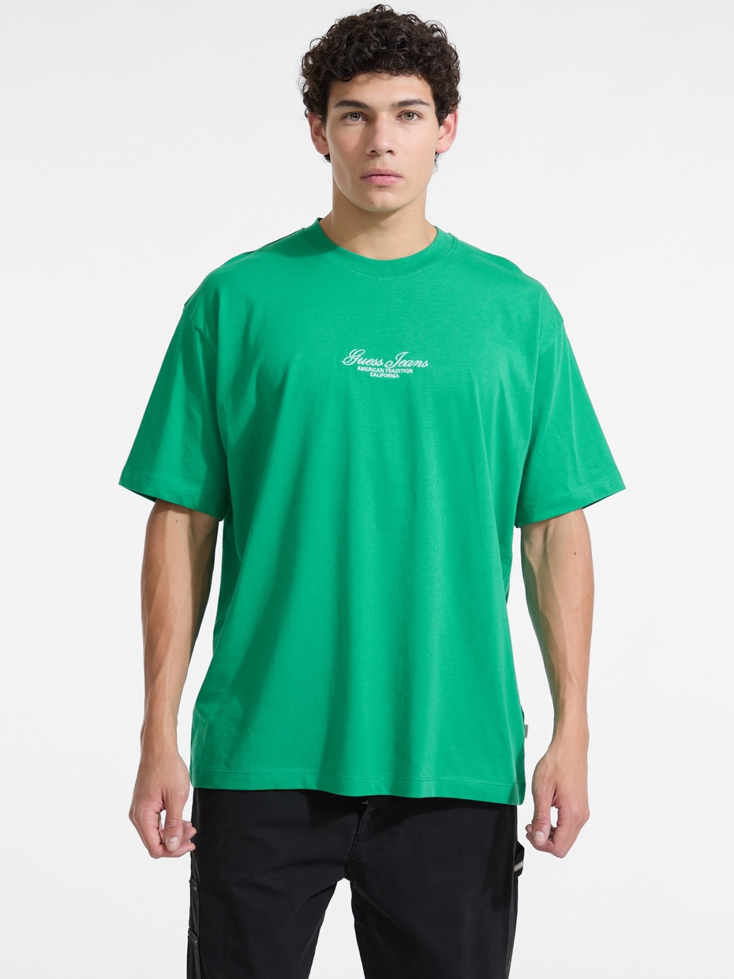 ゲス GUESS GUESS JEANS Crew Neck Short Sleeves Os Tee （A899） A899