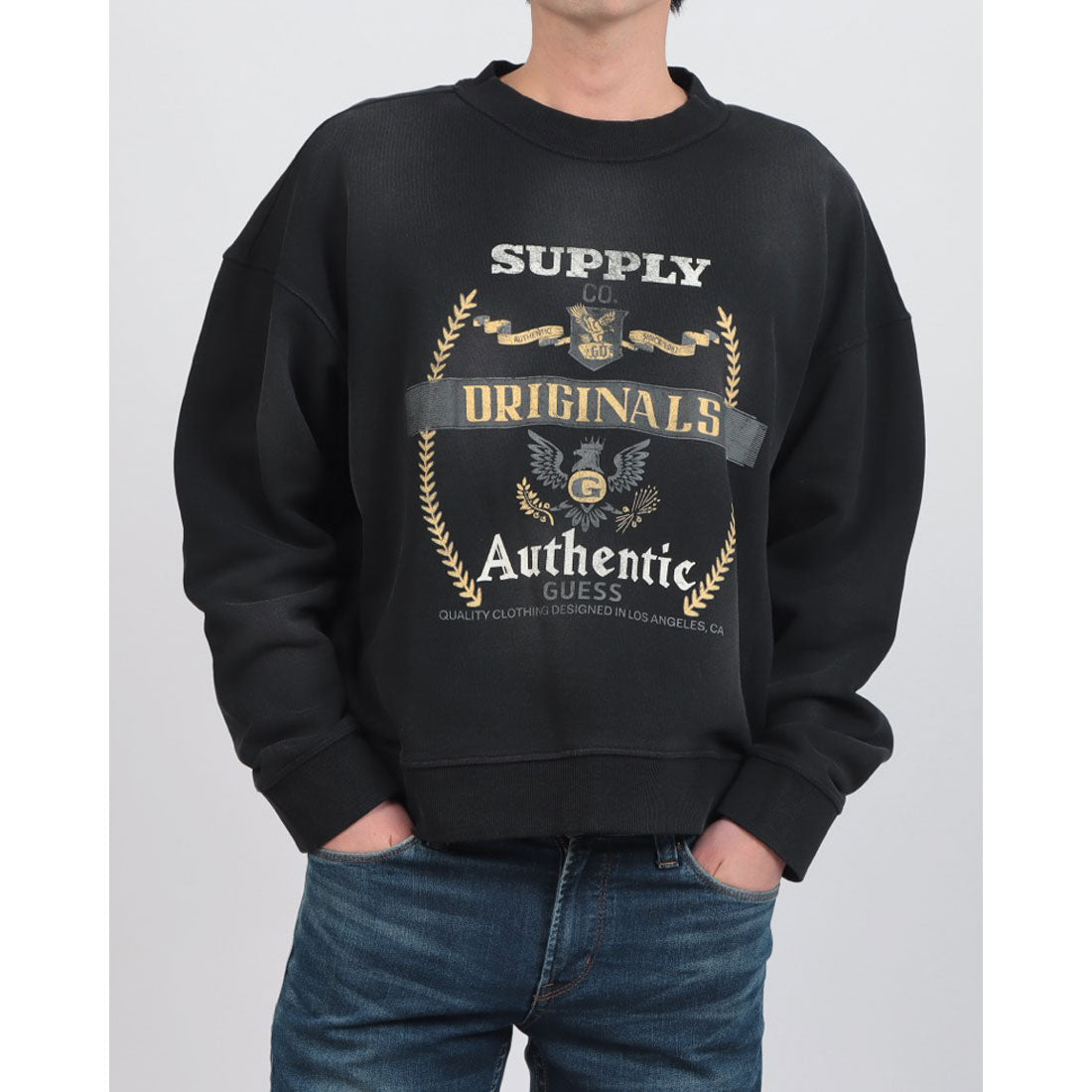 ゲス GUESS GUESS Originals Boxy Graphic Crewneck （JTMU） JTMU
