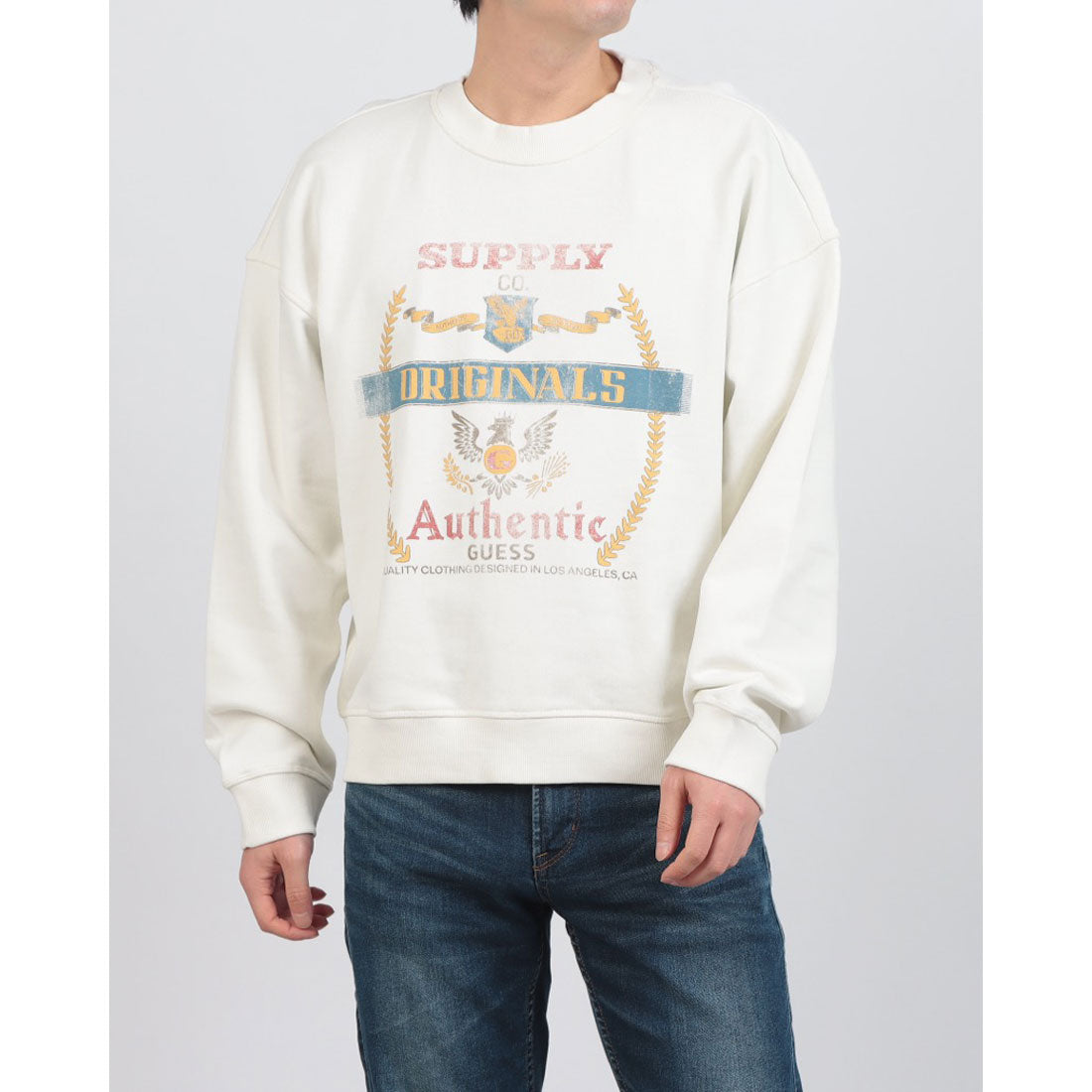 ゲス GUESS GUESS Originals Boxy Graphic Crewneck （G053） G053