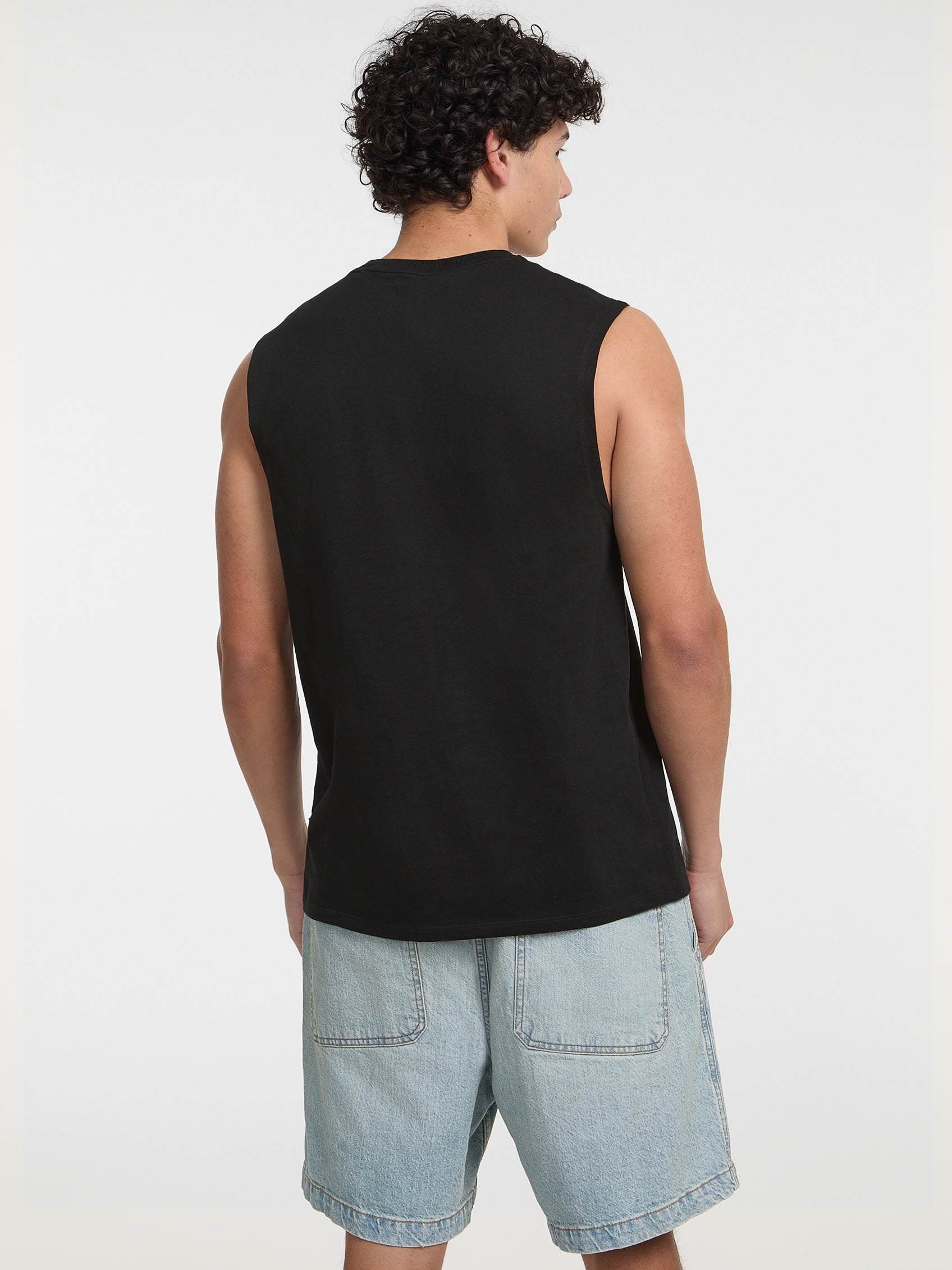 ゲス GUESS GUESS JEANS Muscle Collegiate Tank （JBLK） JBLK