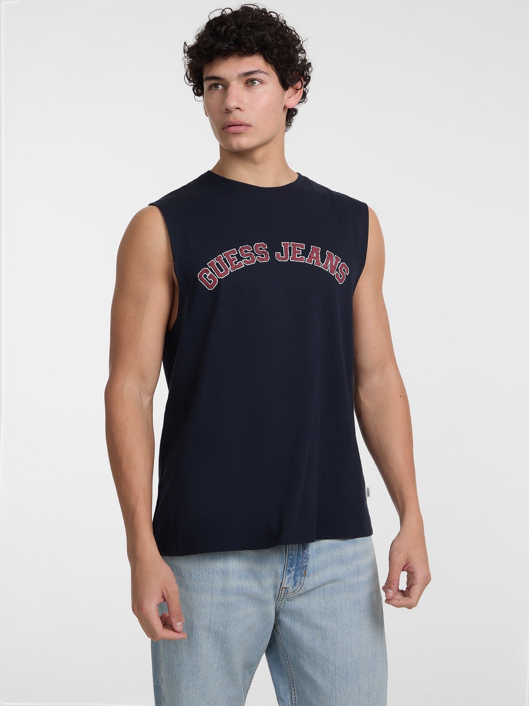 ゲス GUESS GUESS JEANS Muscle Collegiate Tank （A71W） A71W