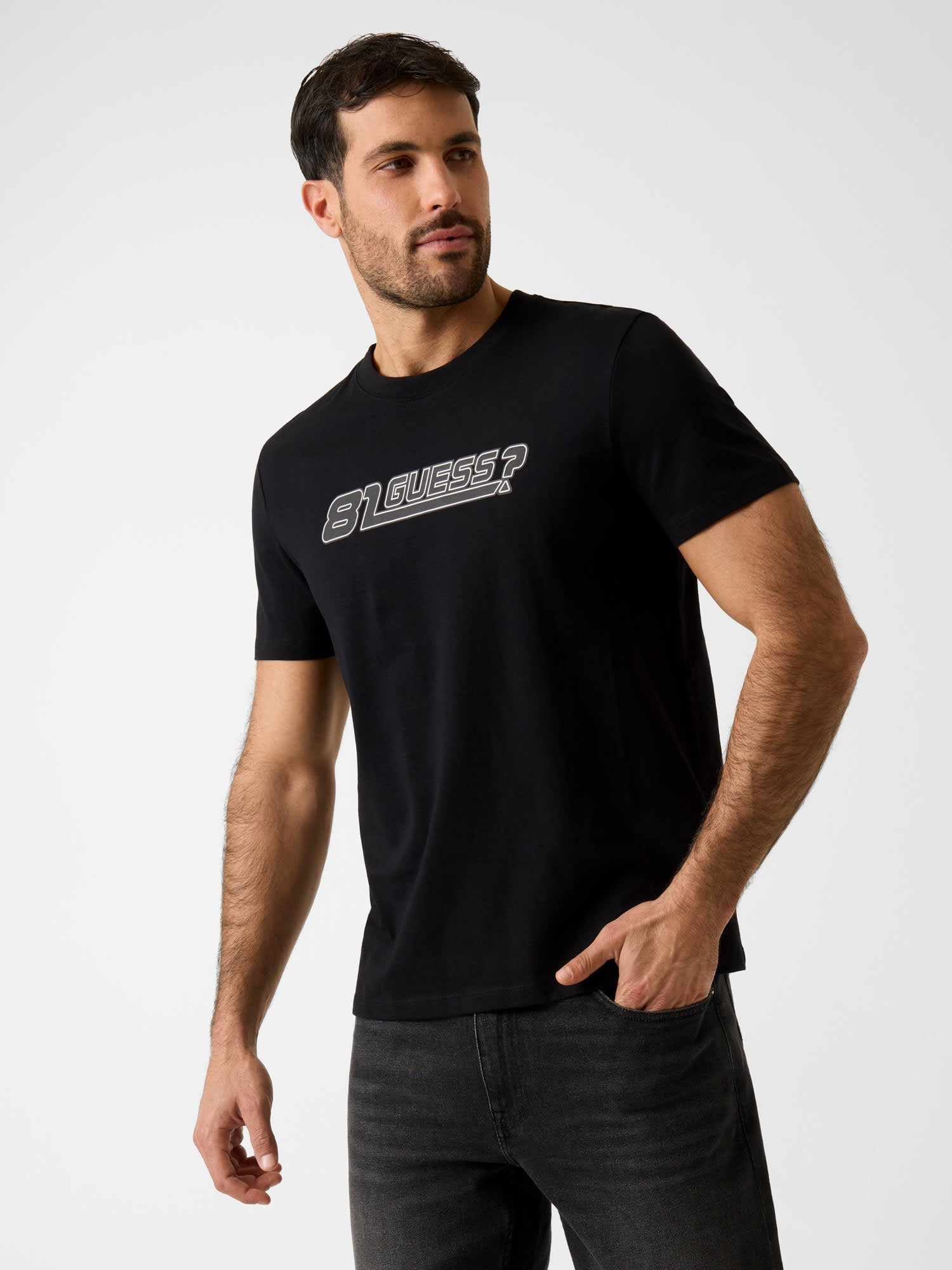 ゲス GUESS COSIMO Tee （JBLK） JBLK
