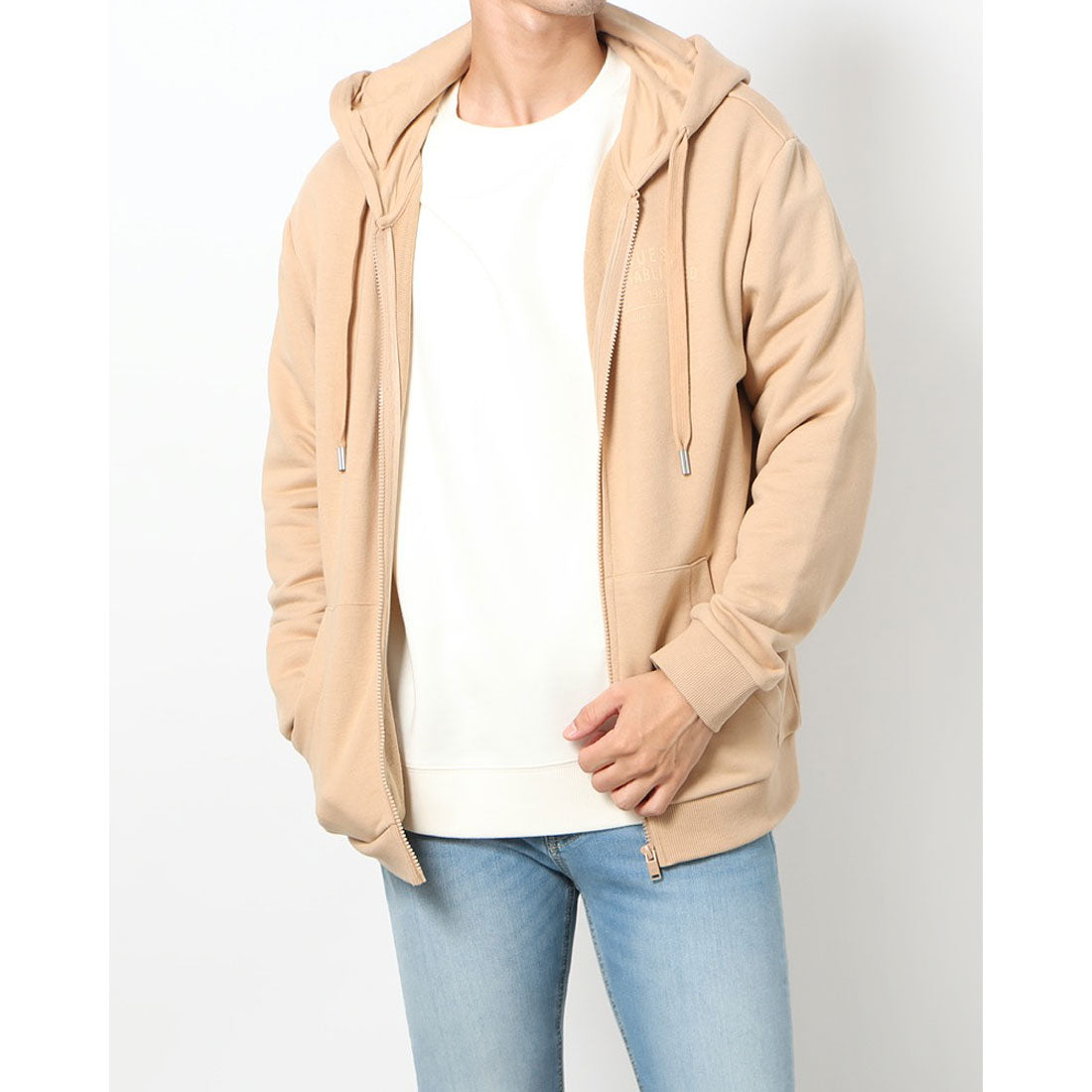 ゲス GUESS Hooded Zip-Up Parka