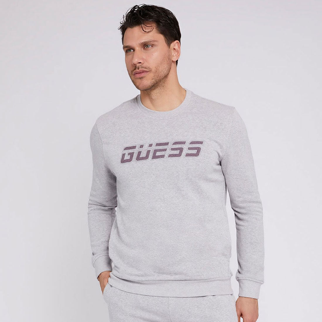 ゲス GUESS Richard Logo Sweatshirt  トップス スウェット,H9C9