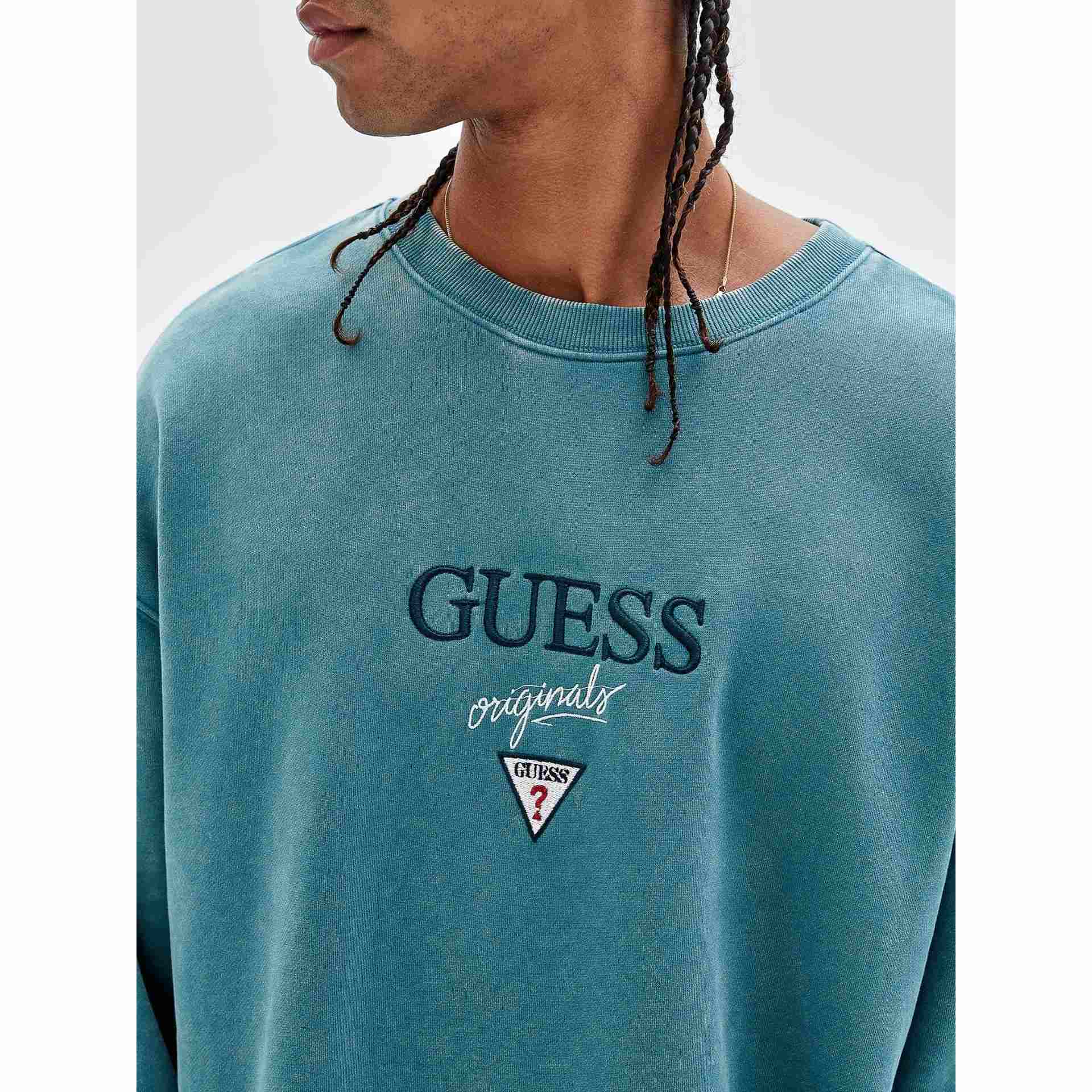 ゲス GUESS GUESS Originals Logo Crewneck Sweatshirt  トップス スウェット