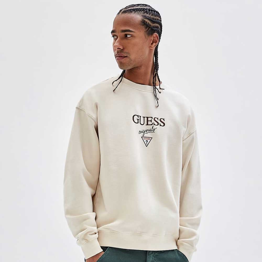 ゲス GUESS GUESS Originals Logo Crewneck Sweatshirt  トップス スウェット,F0J1