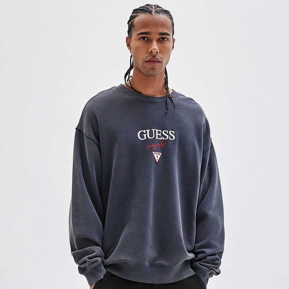 ゲス GUESS GUESS Originals Logo Crewneck Sweatshirt  トップス スウェット,JTMU