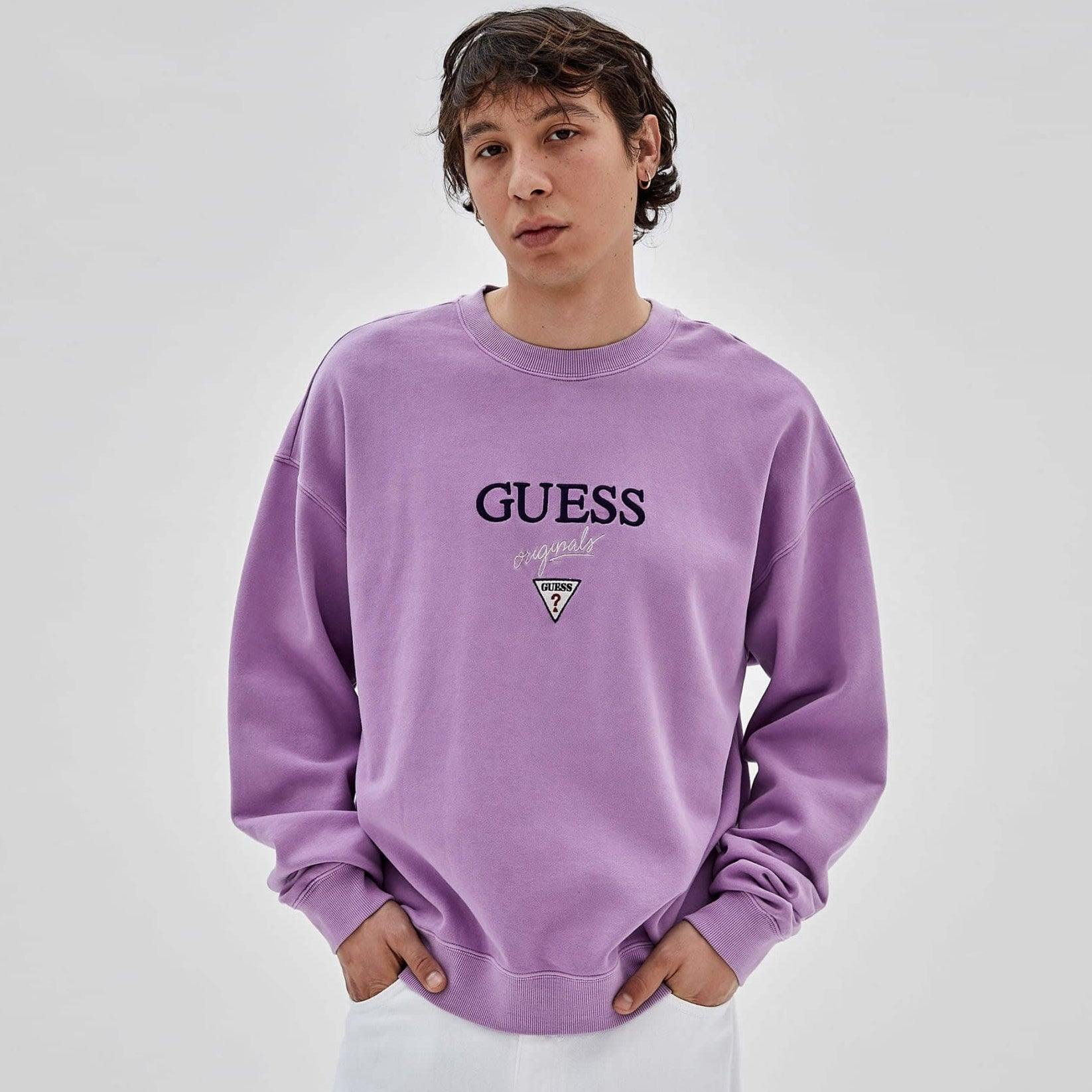 ゲス GUESS GUESS Originals Logo Crewneck Sweatshirt  トップス スウェット