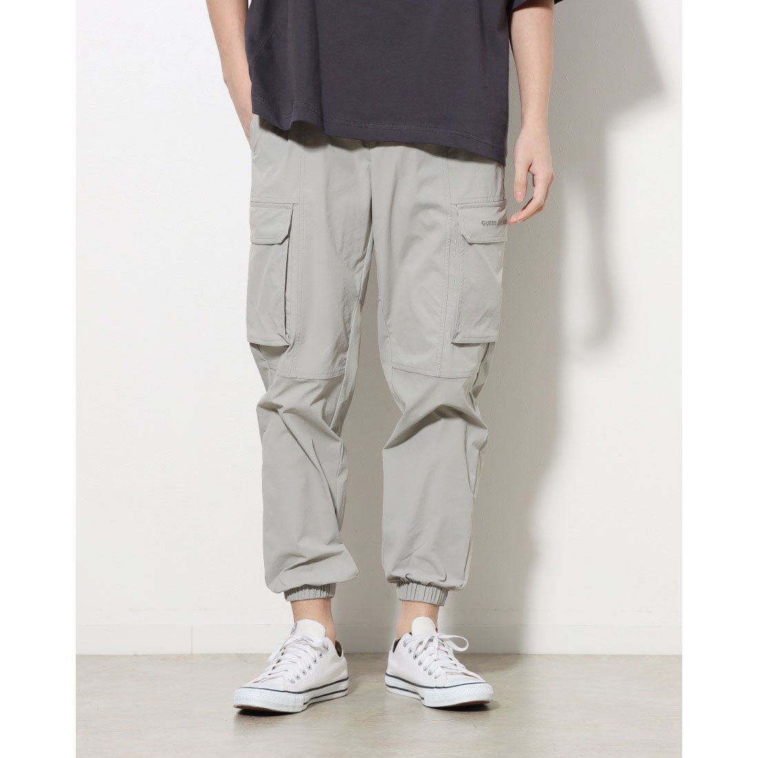 ゲス GUESS Logo Cargo Jogger Pants  ジョガーパンツ,LGY