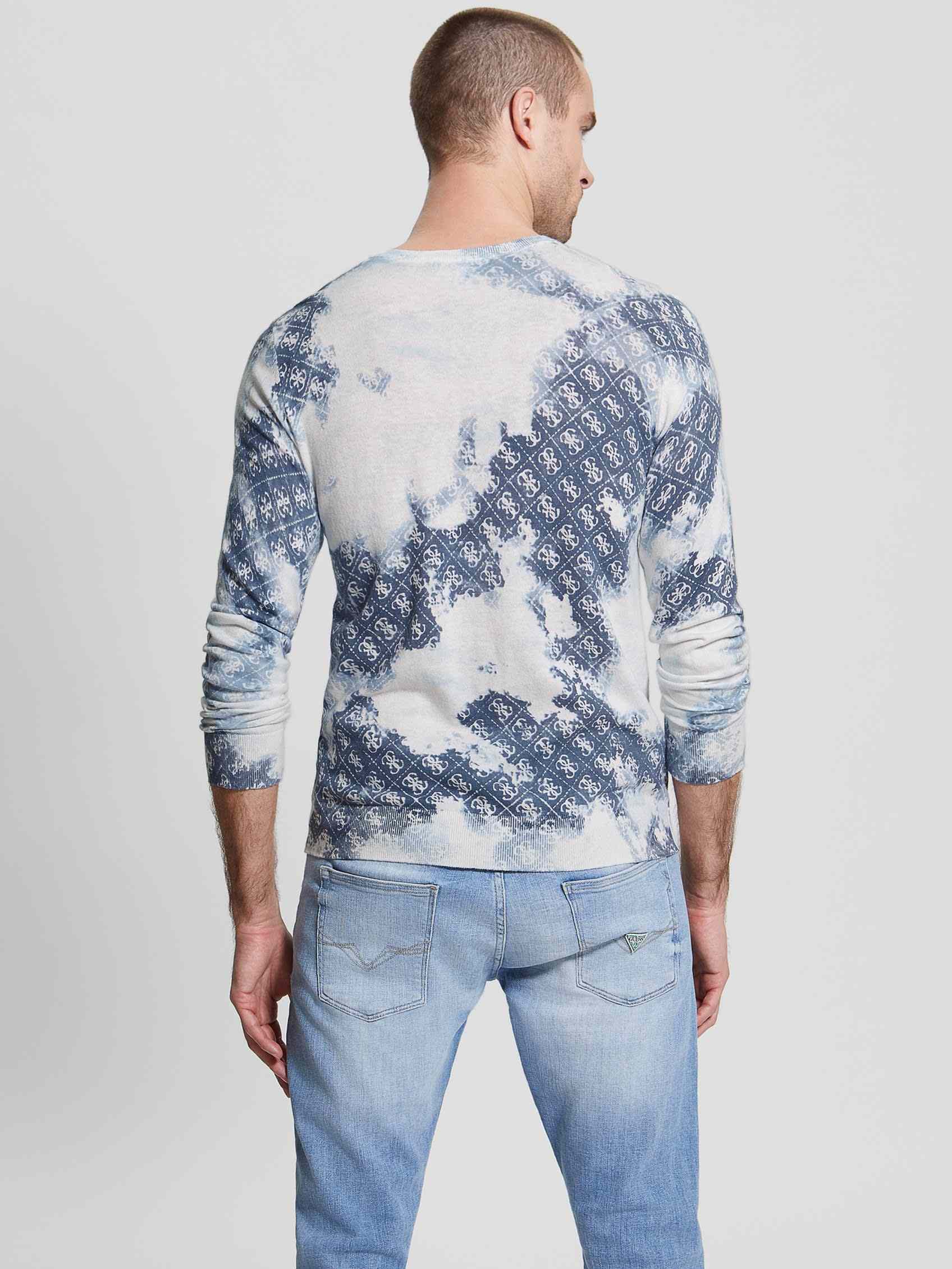 ゲス GUESS Tyson Bleach Printed Sweater （P7HH） ニット セーター P7HH