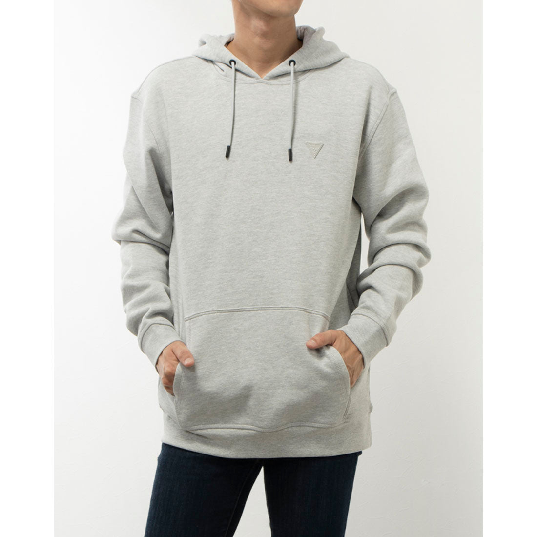GUESS Aldwin Mini Triangle Logo Hooded Sweatshirt