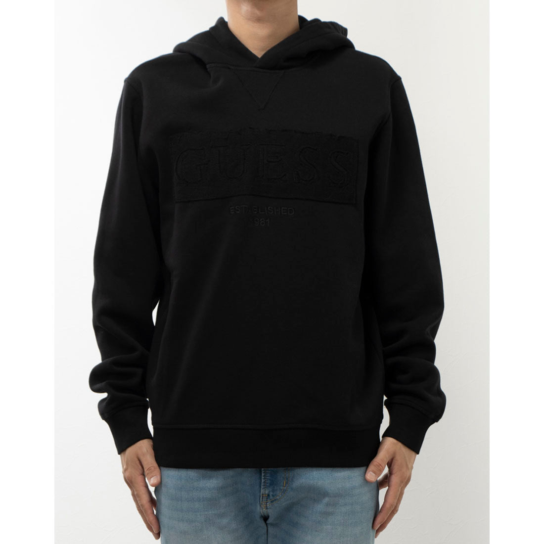 ゲス GUESS Beau Logo Hoodie Sweatshirt  パーカー