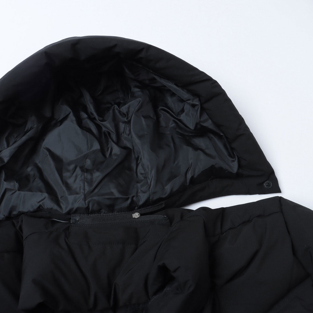 ゲス GUESS UNI Hooded Long Down Jacket （BLK） BLK