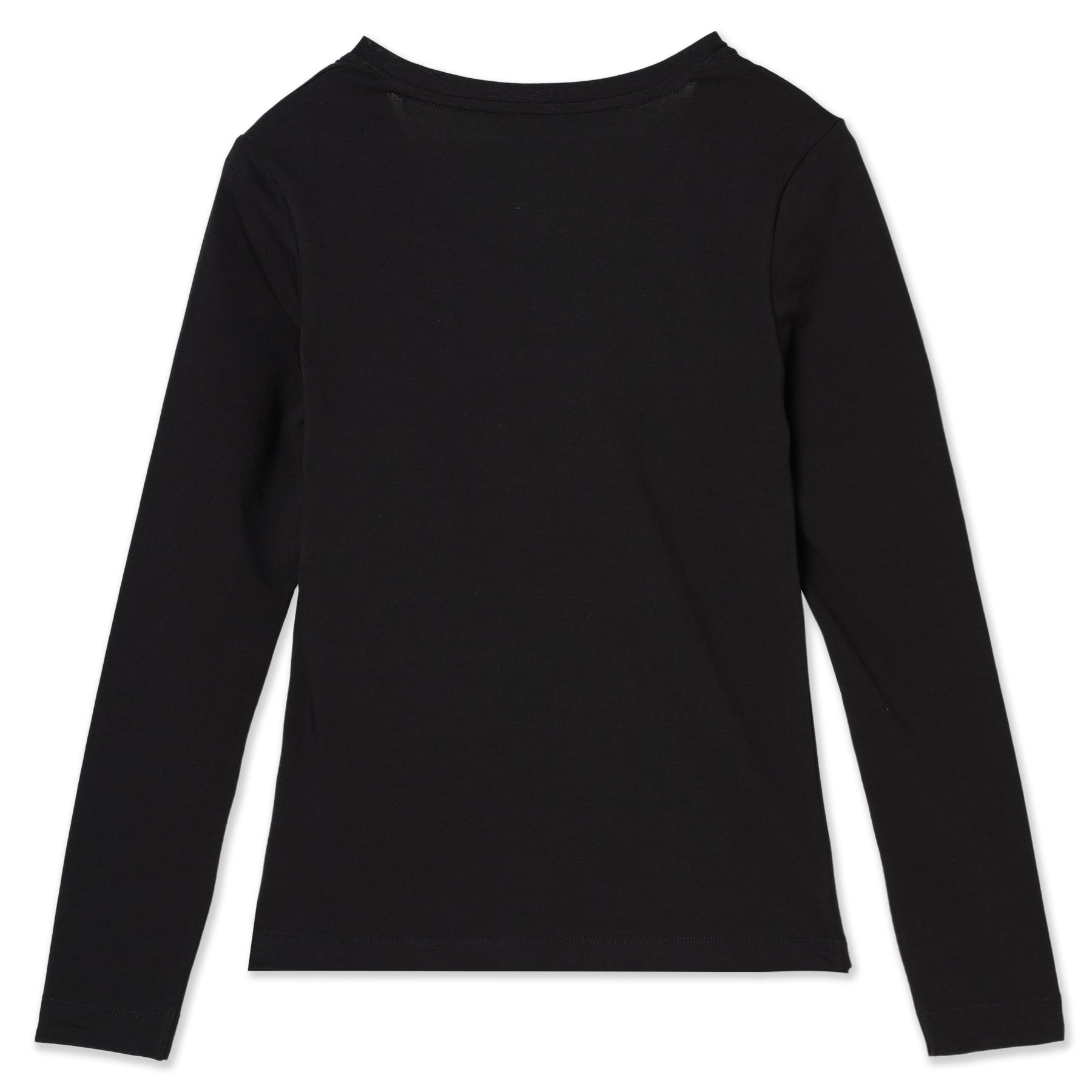ゲス GUESS CN Ls Embro Script Logo Tee （JBLK） JBLK