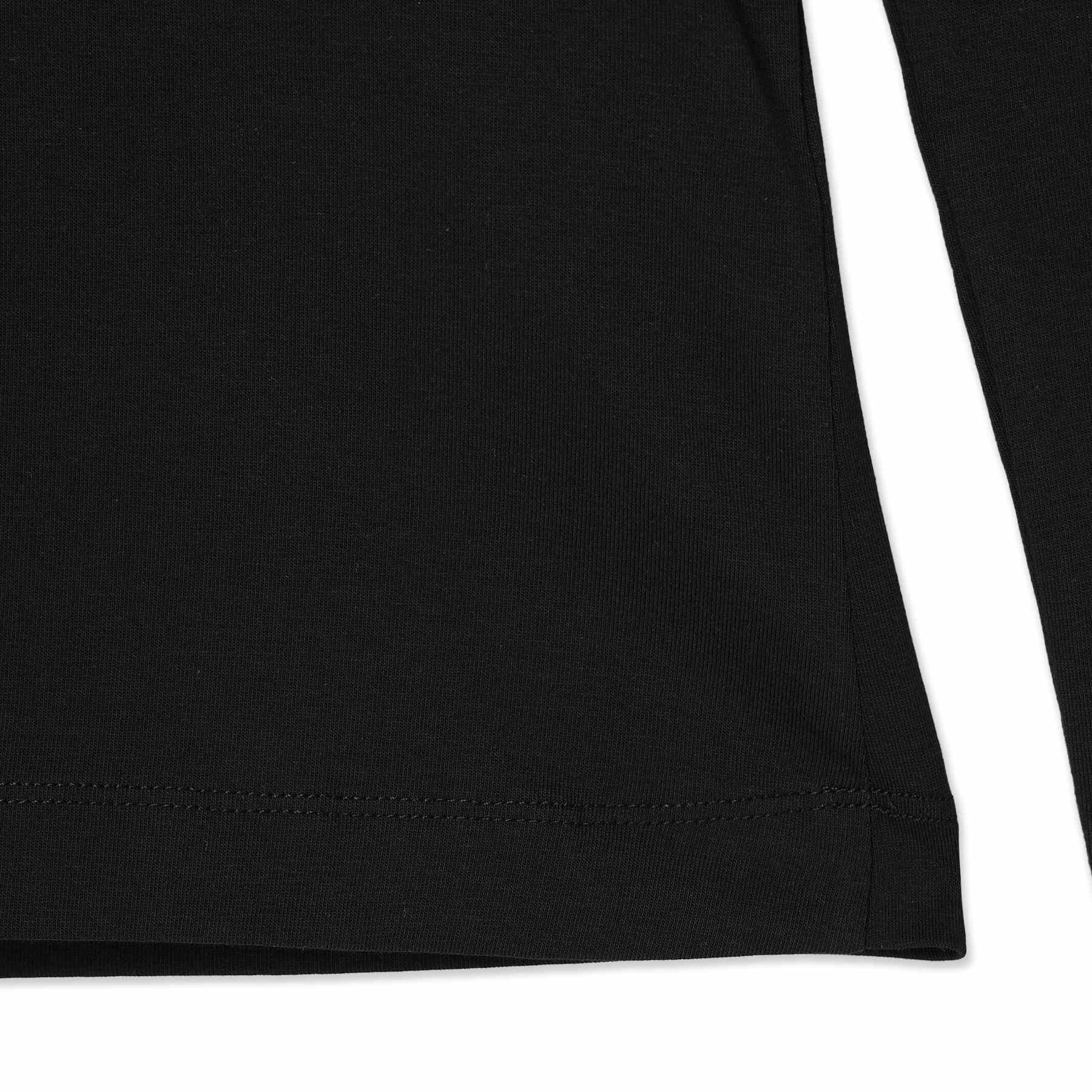 ゲス GUESS CN Ls Embro Script Logo Tee （JBLK） JBLK