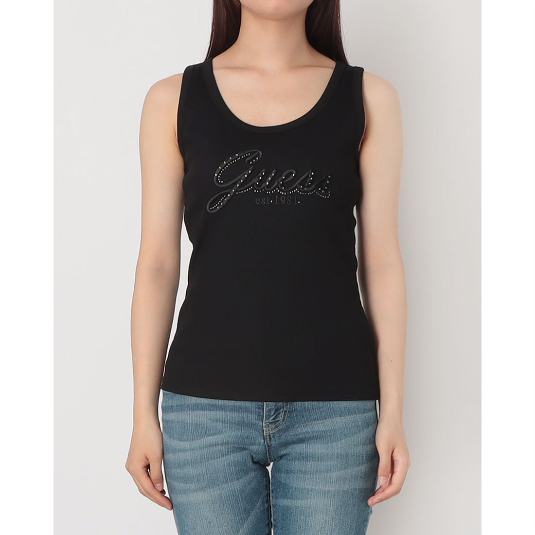 ゲス GUESS SL Raissa Logo Tank Top （G011） Guess GUESS SL Raissa Logo Tank Top