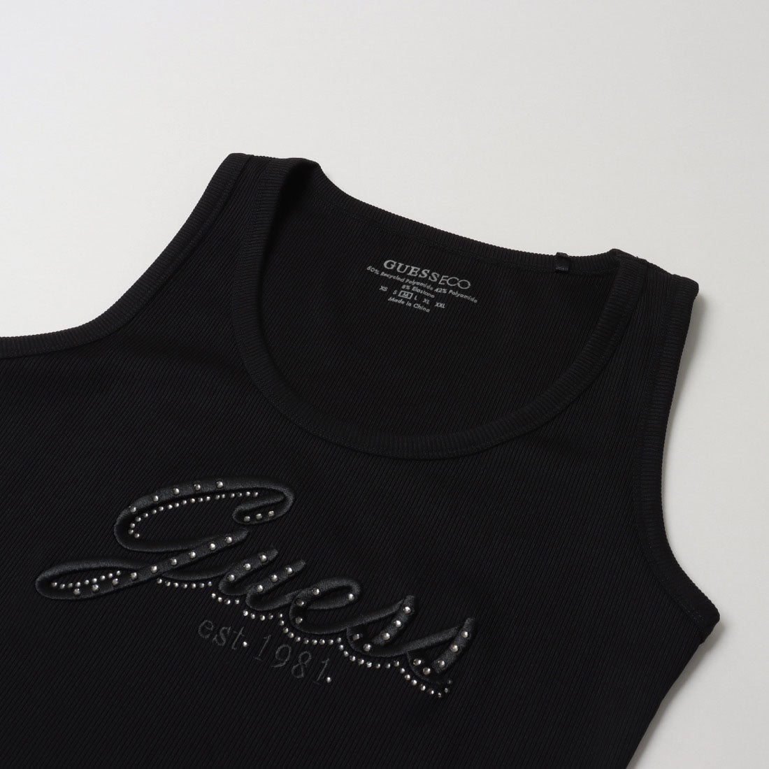 ゲス GUESS SL Raissa Logo Tank Top （G011） SL Raissa Logo Tank Top ロゴ タンクトップ | GUESS(ゲス