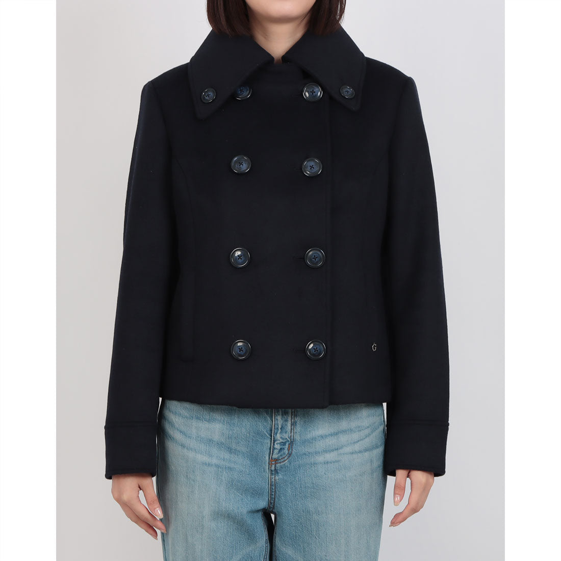 ゲス GUESS MELISSA Crop Melton Peacoat （G77G） G77G