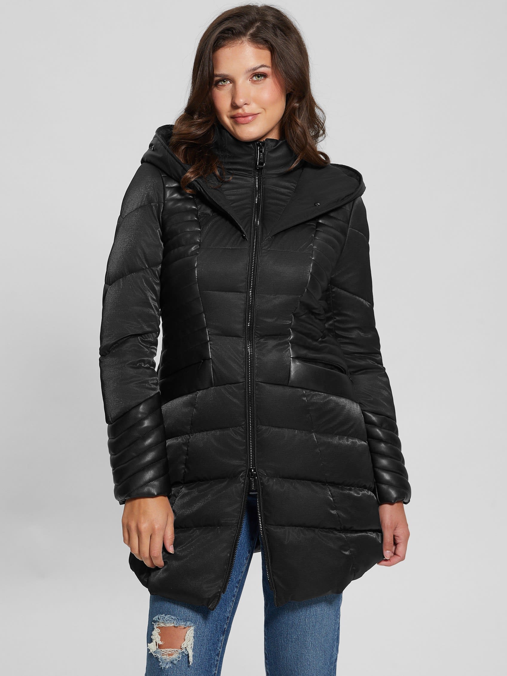 ゲス GUESS NEW Oxana Jacket （JBLK） JBLK