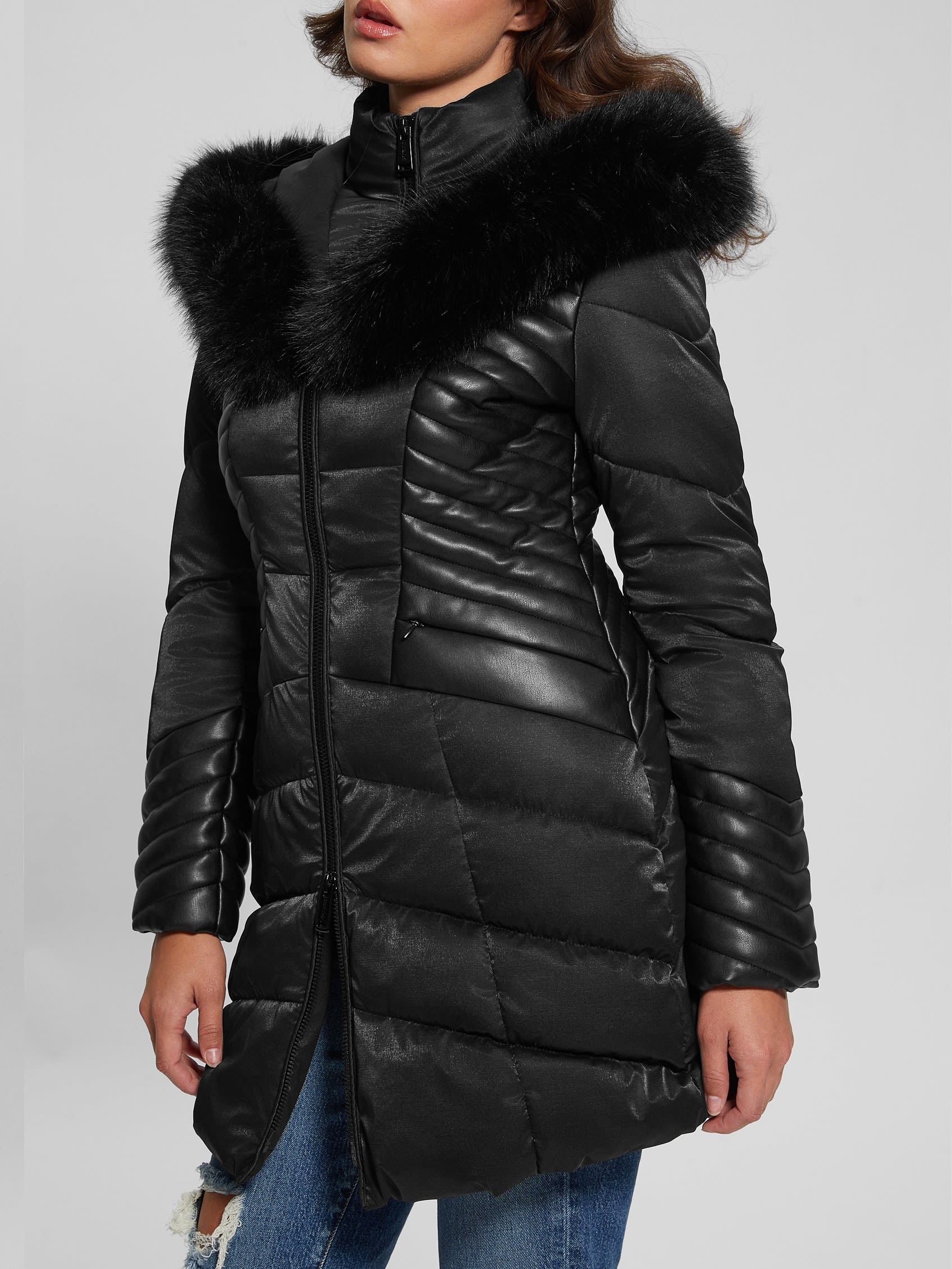 ゲス GUESS NEW Oxana Jacket （JBLK） JBLK