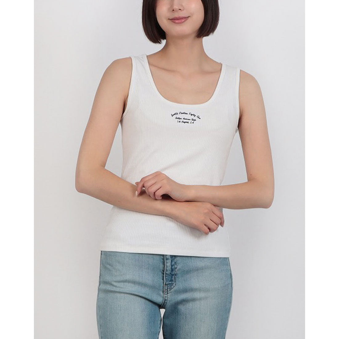 ゲス GUESS LADIES' Knit Tank Top （WHT） WHT