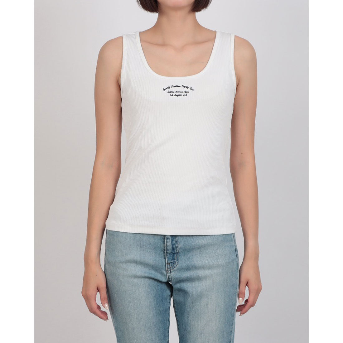 ゲス GUESS LADIES' Knit Tank Top （WHT） WHT