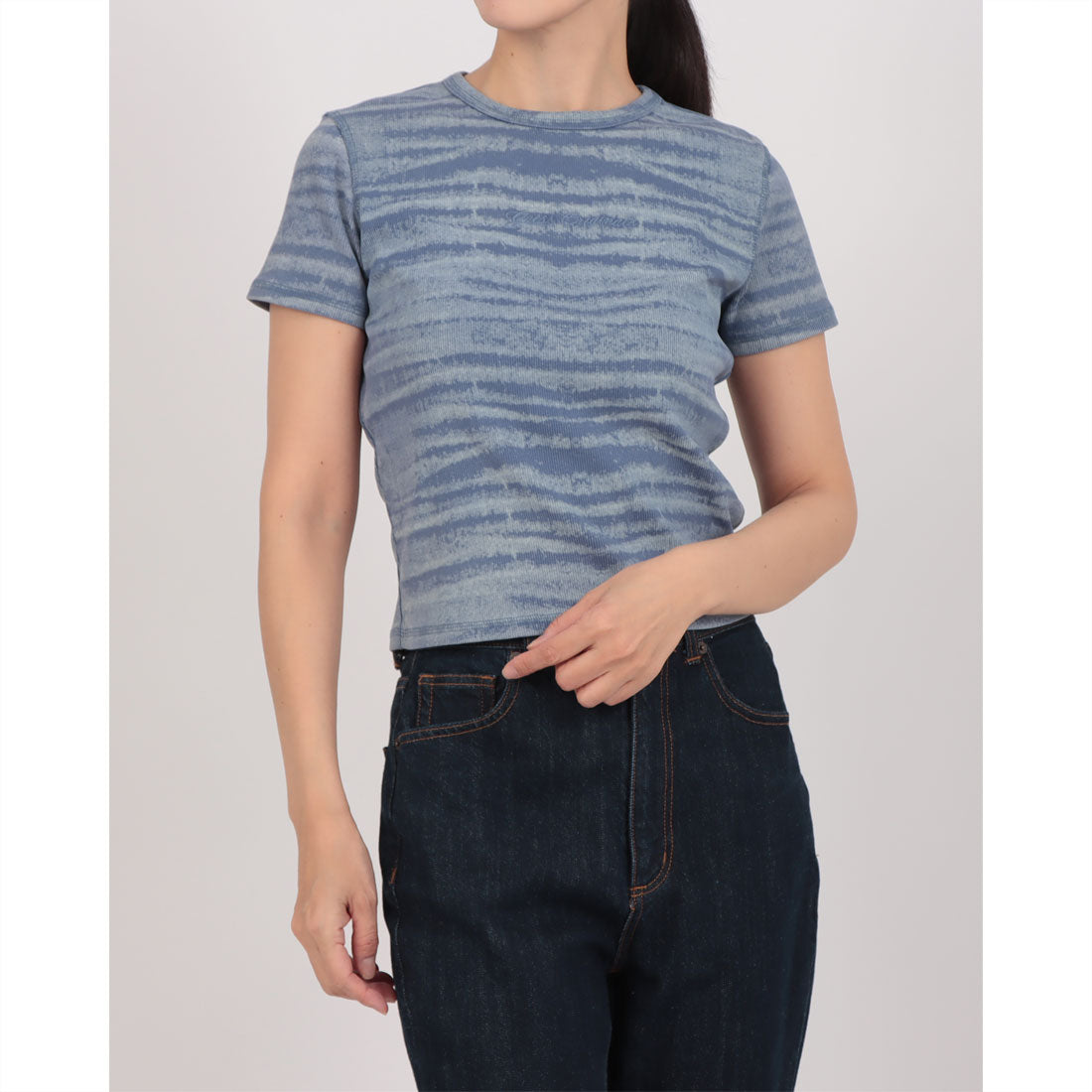 ゲス GUESS GUESS Originals Abstract Denim Print Top （F76G） F76G
