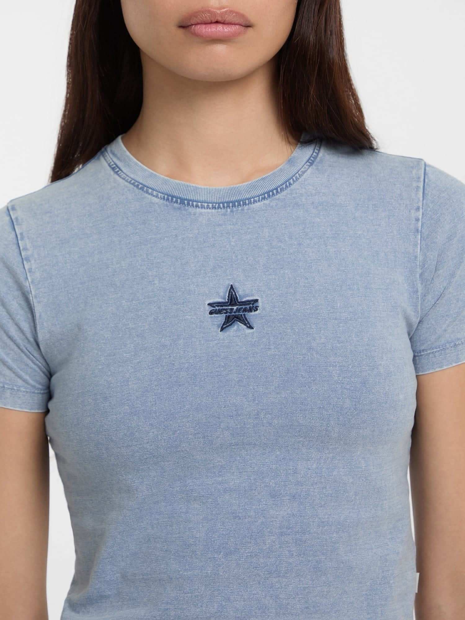 ゲス GUESS GUESS JEANS Short Sleeves Crew Neck Baby Emb Star Tee （IDWS） IDWS