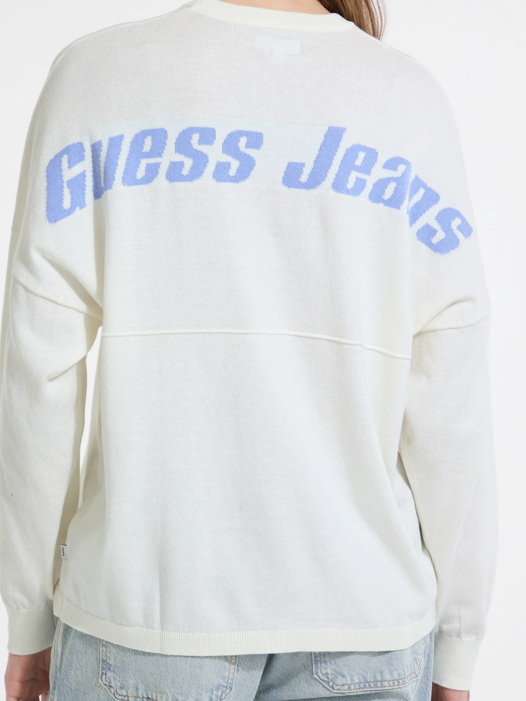 ゲス GUESS GUESS JEANS Long Sleeves Crew Neck Back Intarsia Sweater （G293） G293