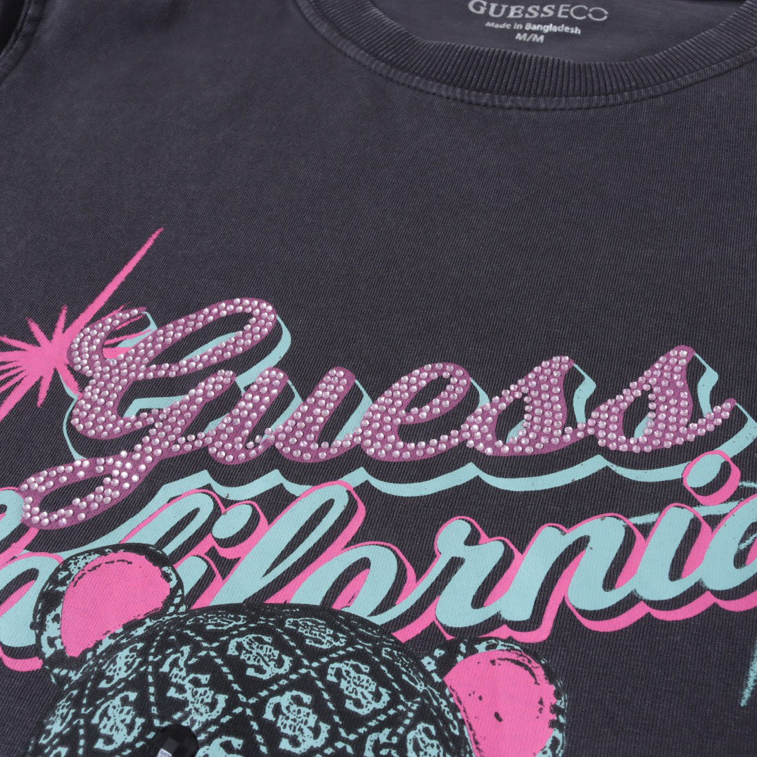 ゲス GUESS Short Sleeves Crew Neck GUESS Bear Tee （JTMU） JTMU