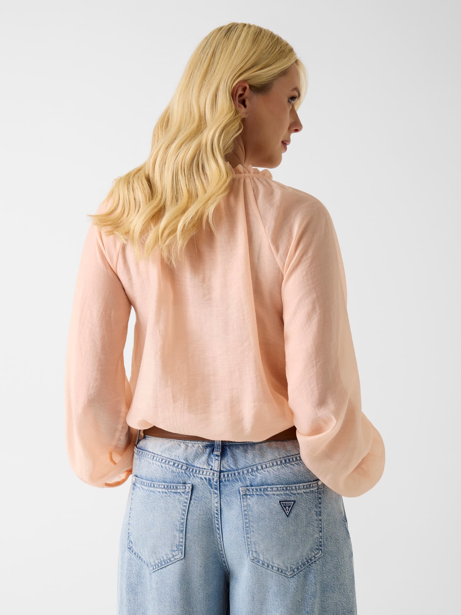 ゲス GUESS MAELYS Ruffled Blouse （G6L1） G6L1