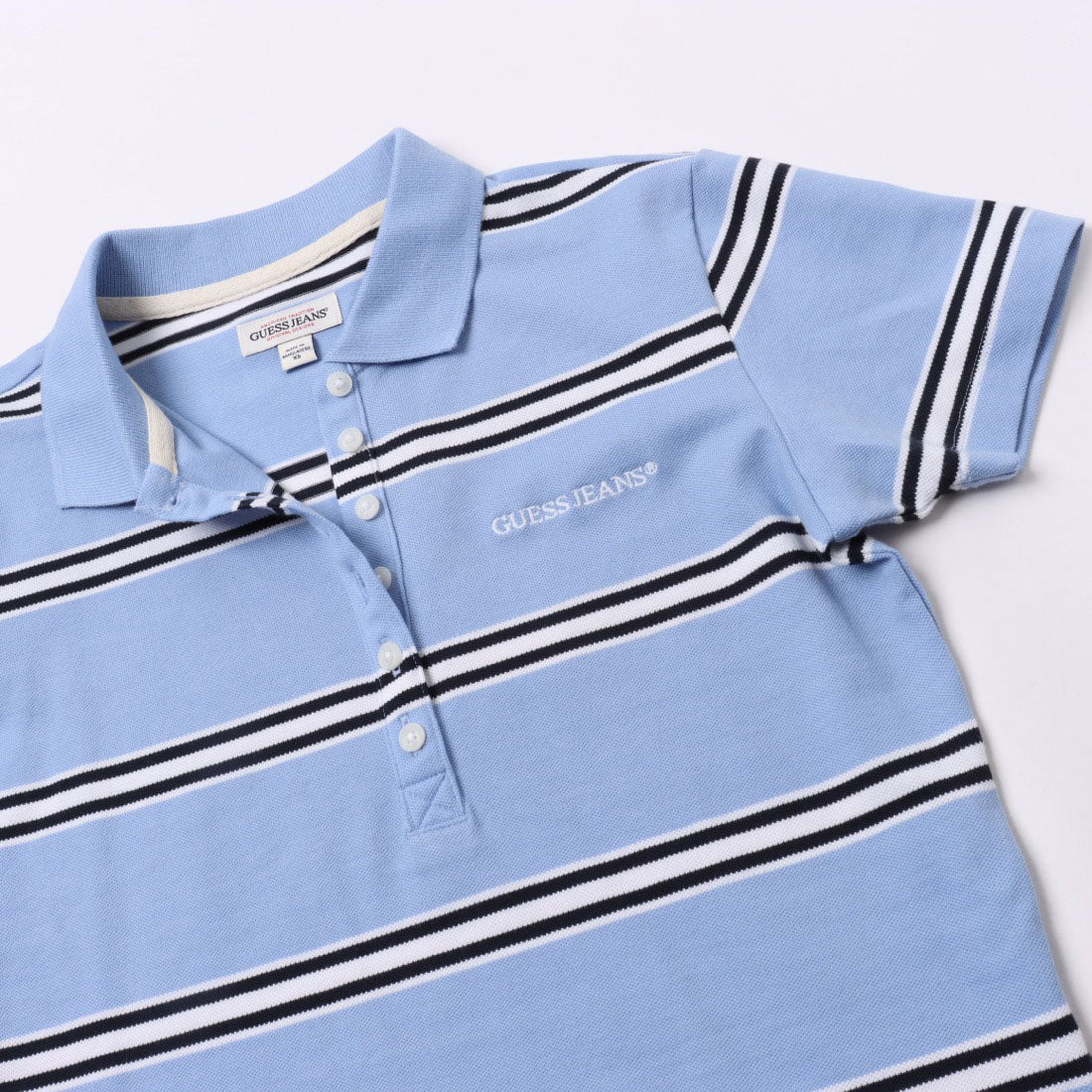 ゲス GUESS GUESS JEANS Short Sleeves Slim Stripe Polo ポロシャツ （FB9A） FB9A