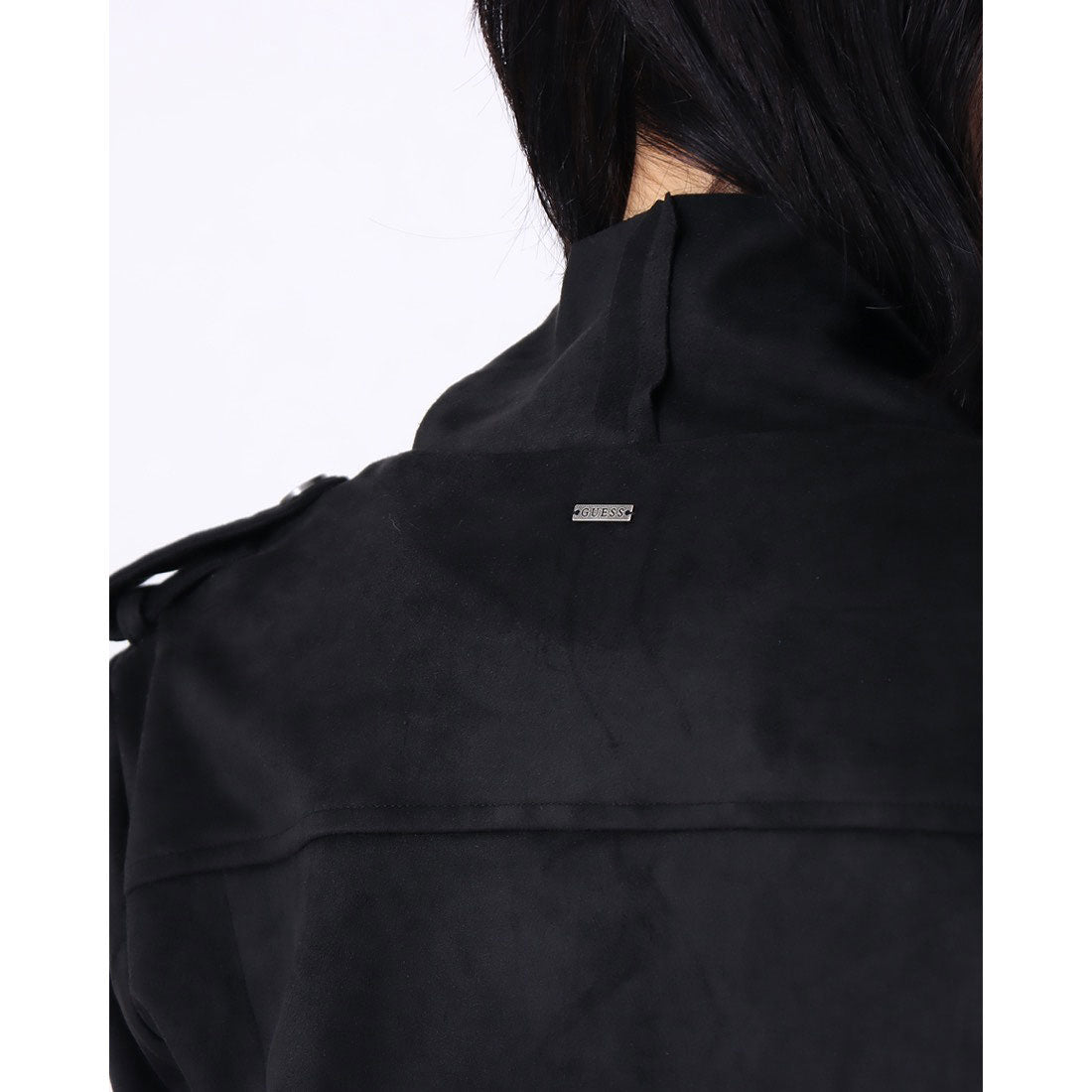 ゲス GUESS Sofia Faux-Suede Jacket （JET BLACK） JET BLACK