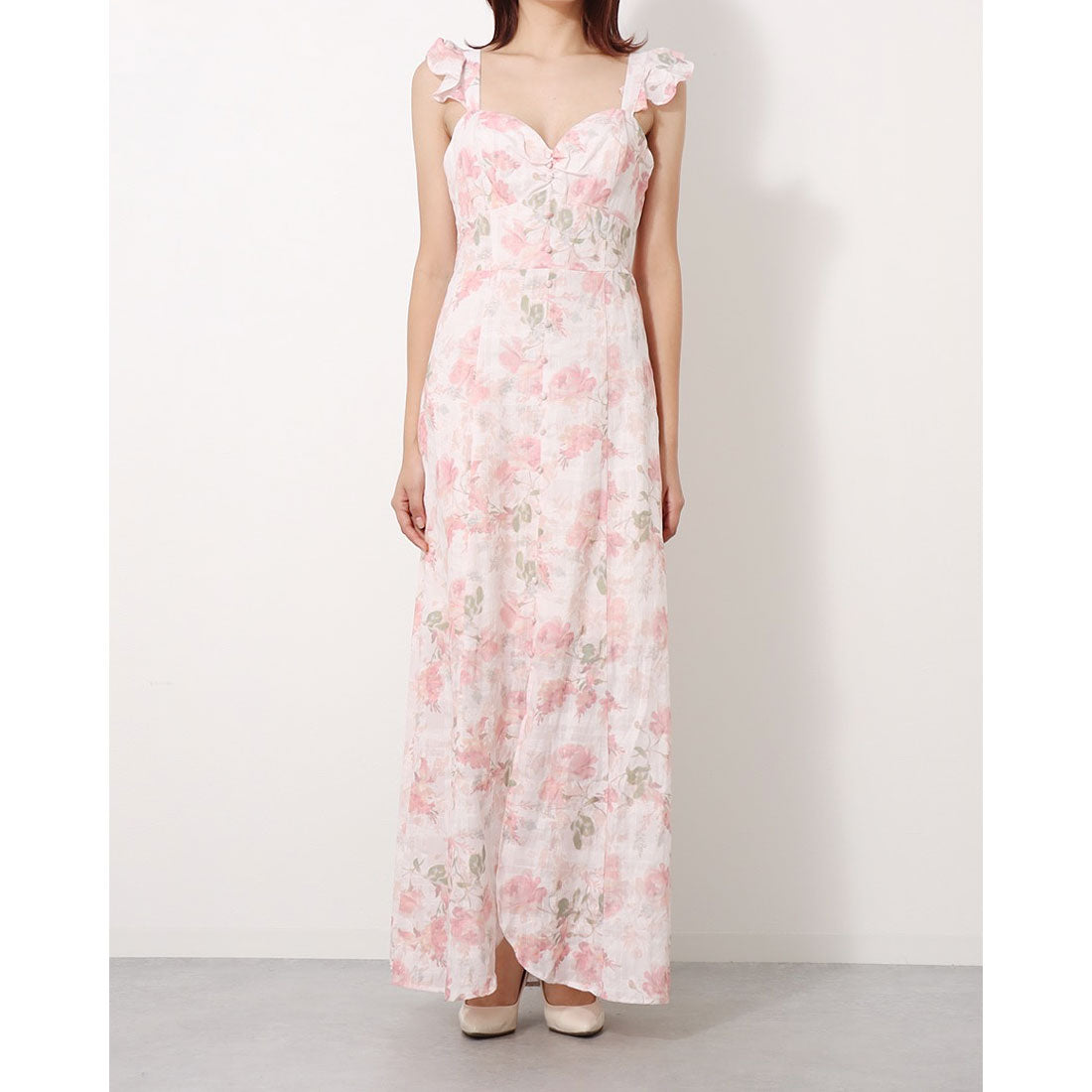 ゲス GUESS Eco Rose Maxi Dress  ワンピース ドレス