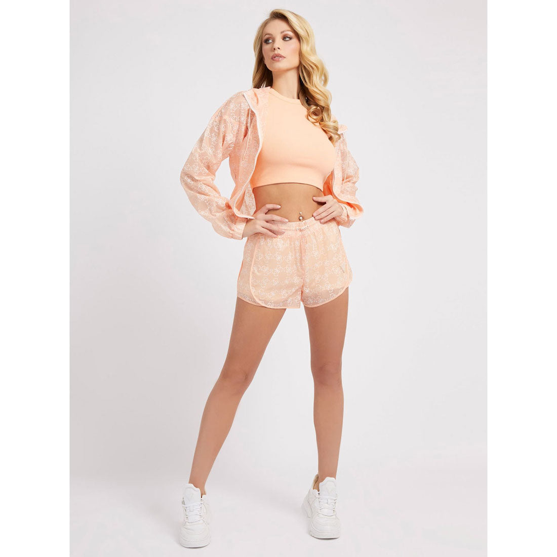 ゲス GUESS Diamond Windbreaker （P61T） ジャケット/アウター ウインドブレイカー P61T
