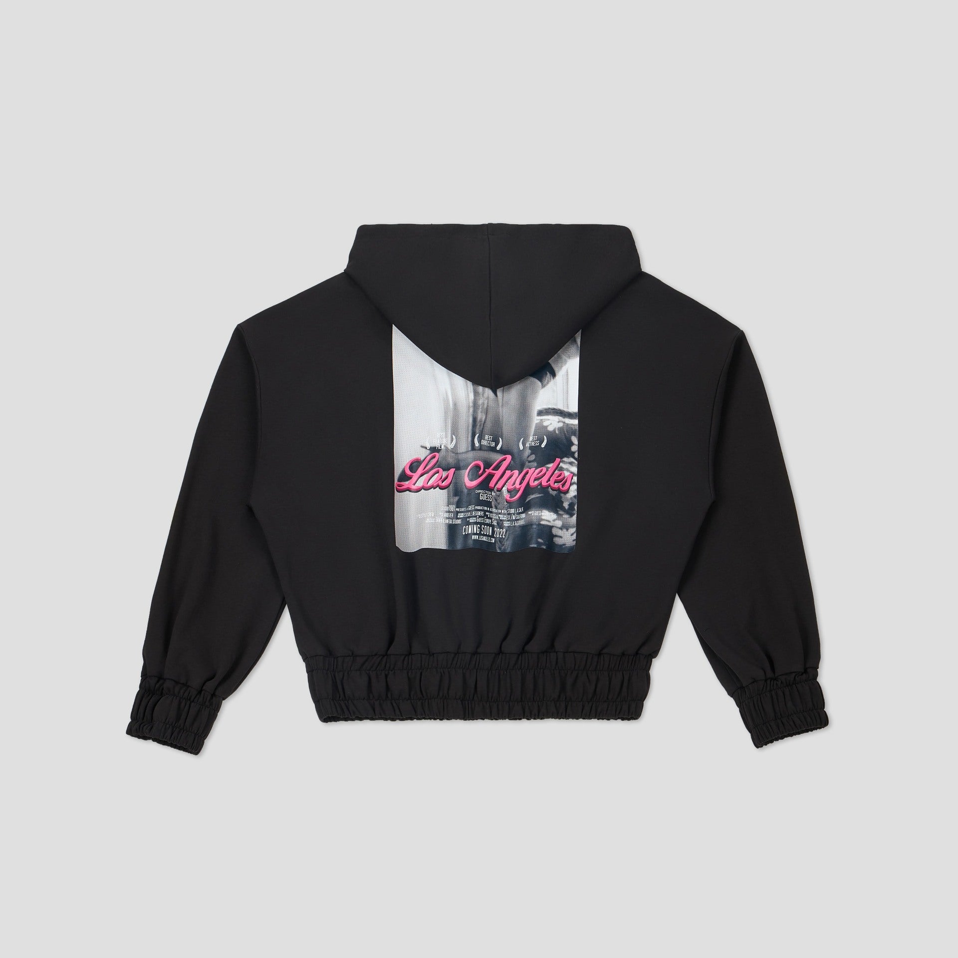 ゲス GUESS Minha Hoodie Sweatshirt  パーカー,JBLK