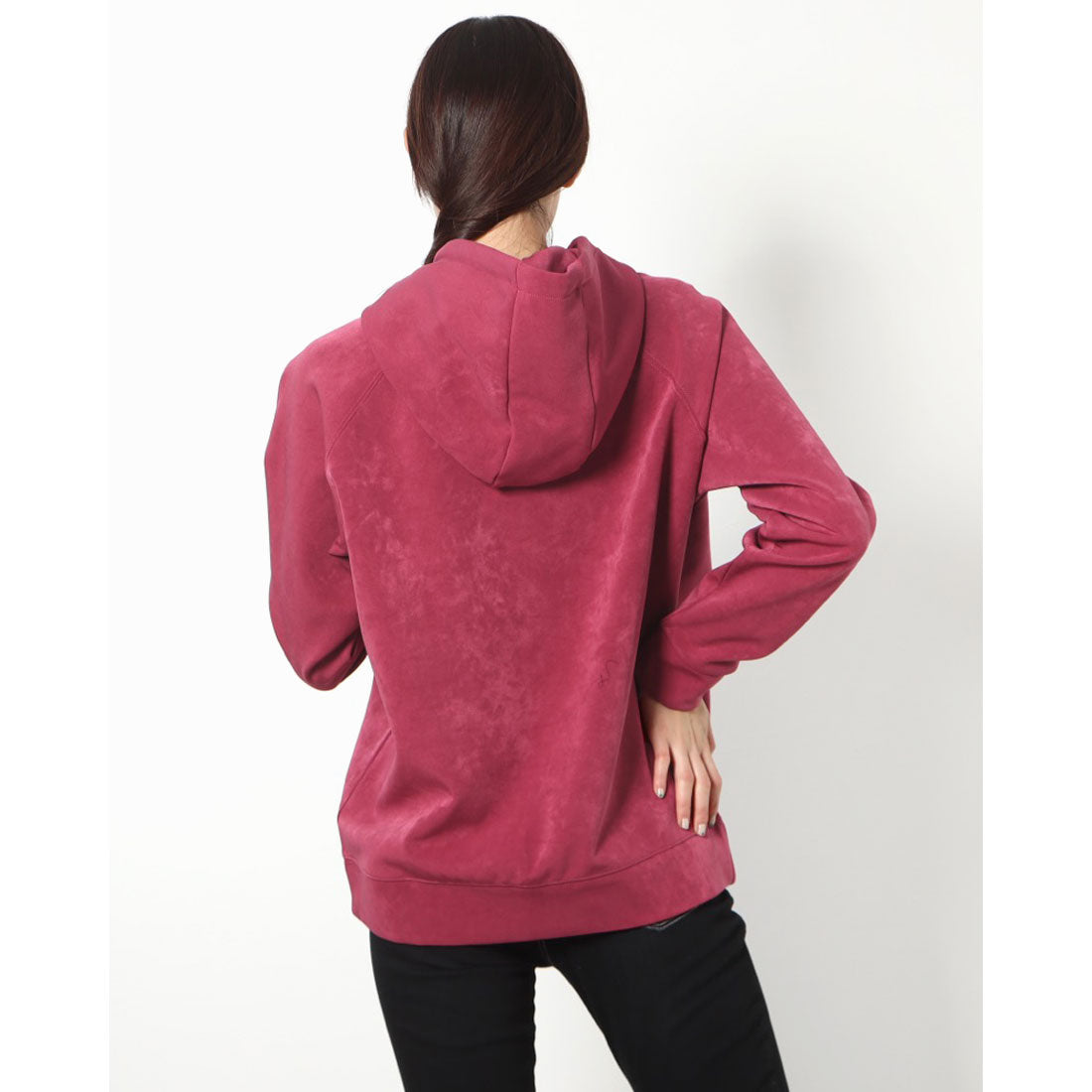 ゲス GUESS Euphemia Faux-Suede Hoodie （G4F7） G4F7