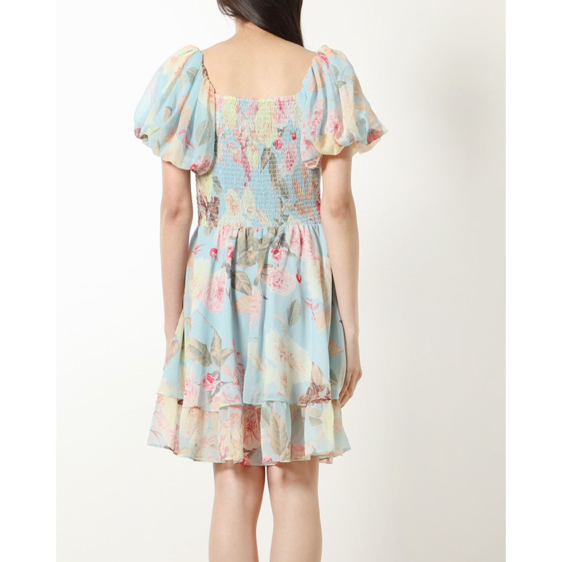 GUESS Gilda Smocked Dress One Piece Dress