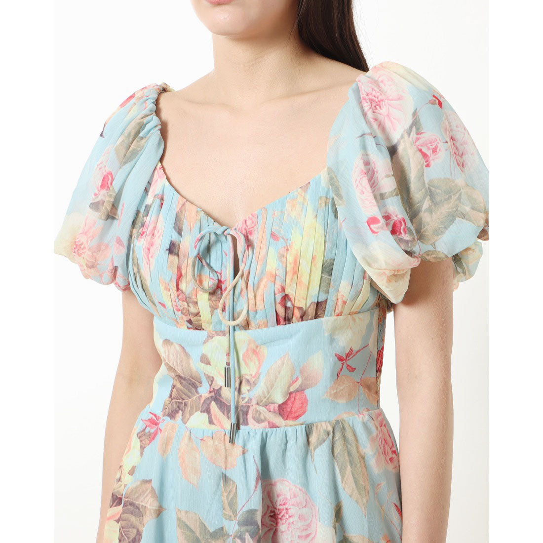 GUESS Gilda Smocked Dress One Piece Dress