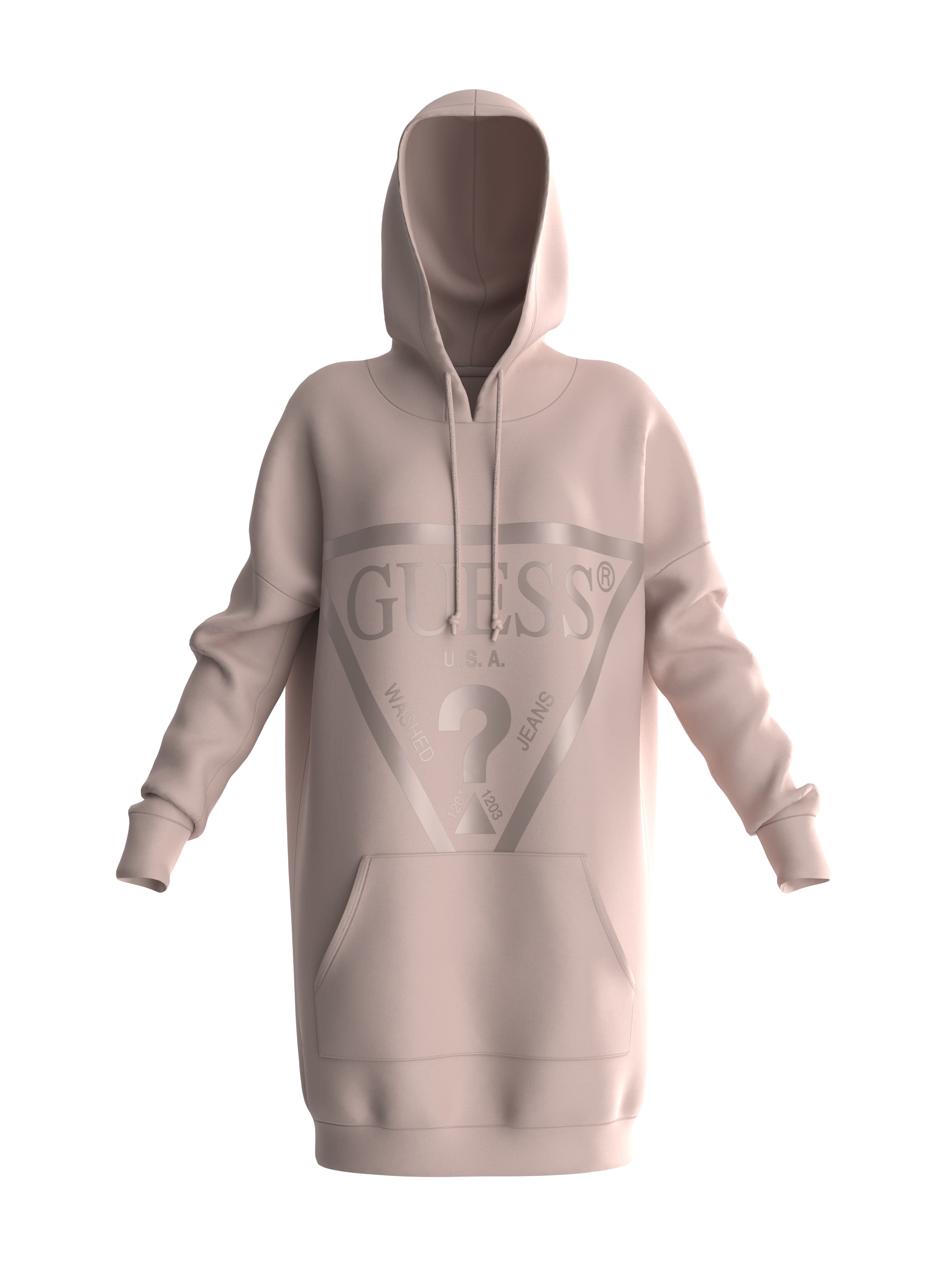 ゲス GUESS Alisa Long Hooded Sweatshirt （G4Q9） パーカー G4Q9