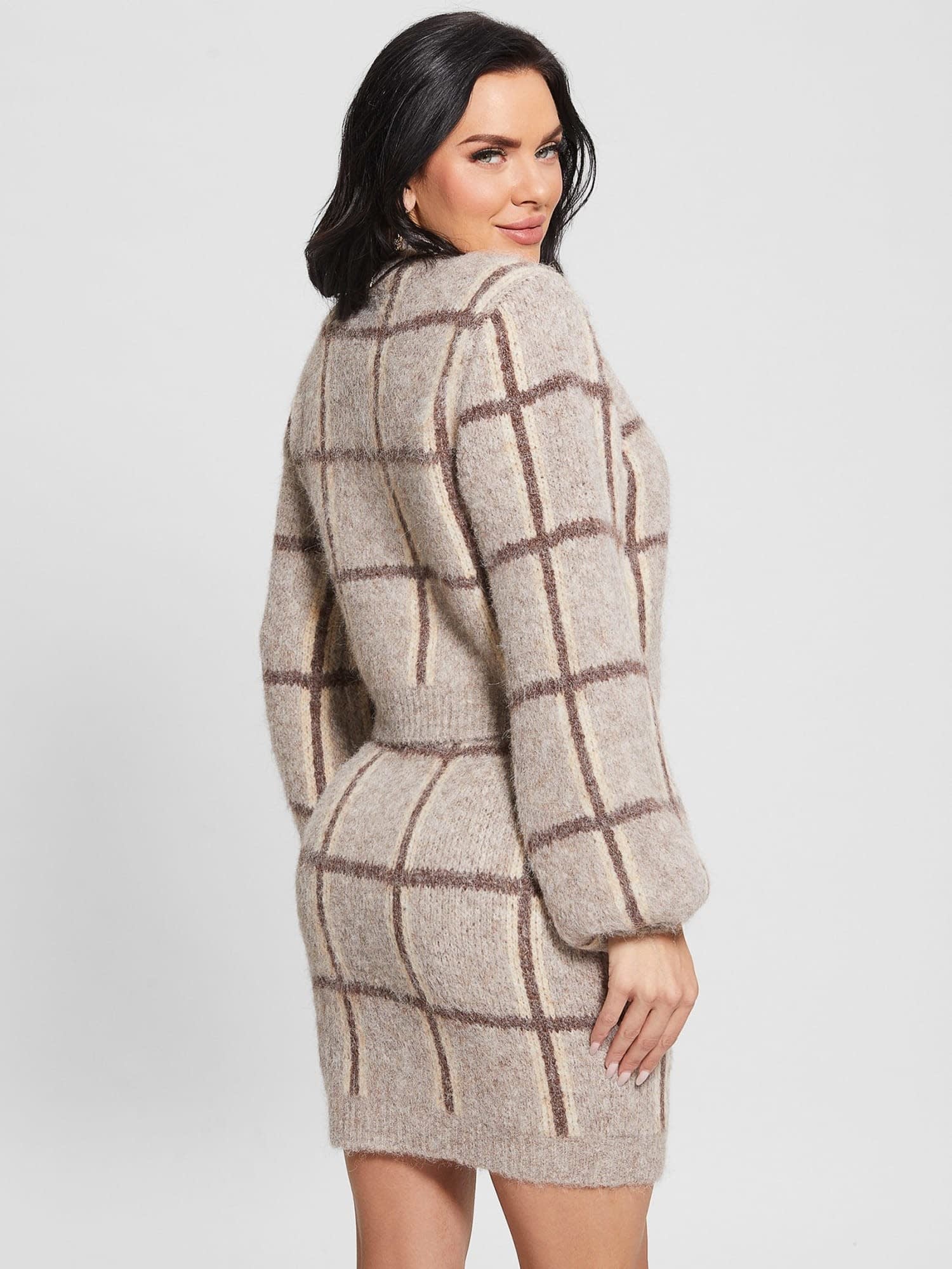 ゲス GUESS Nadia Plaid Sweater  ニット セーター