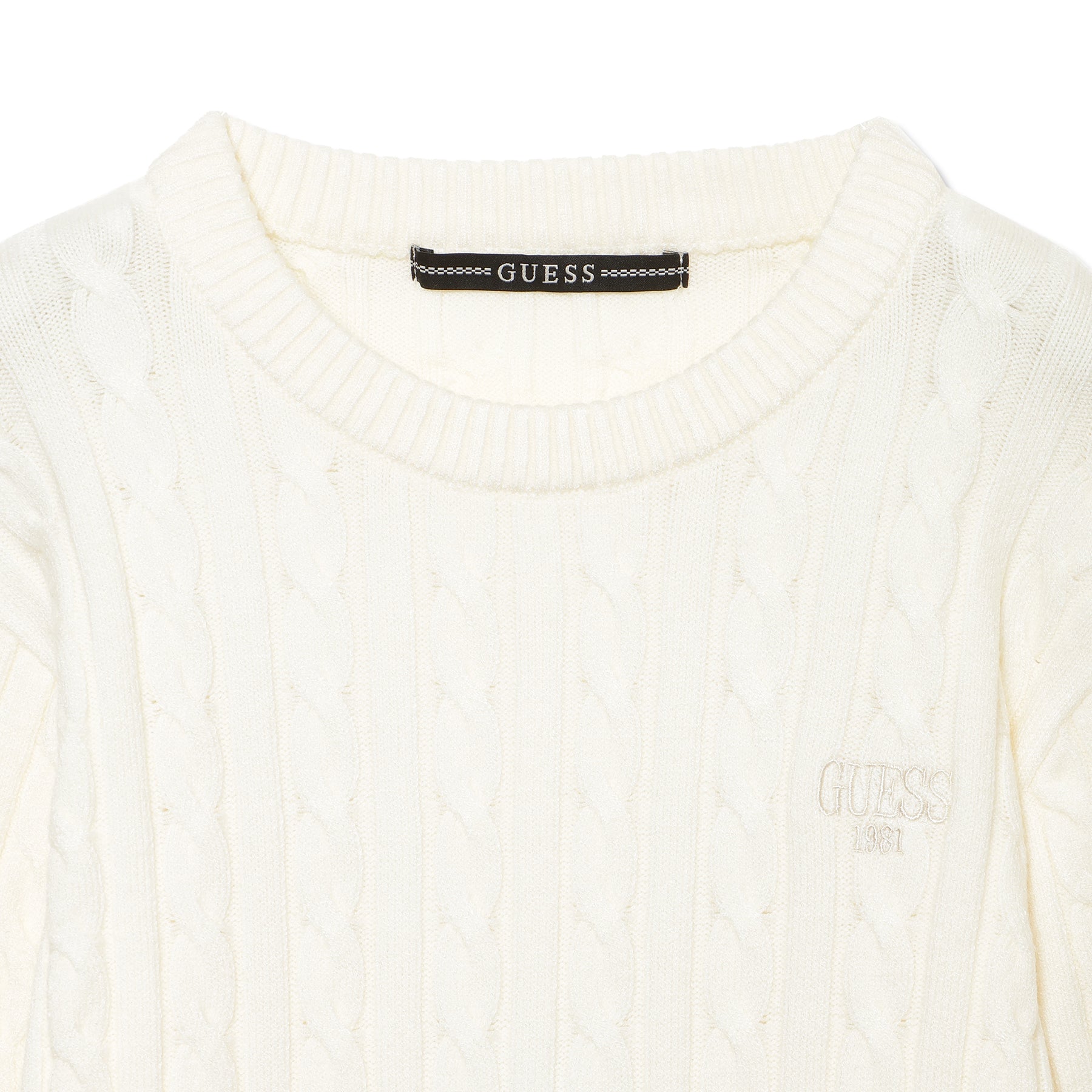 【ブルー(LBL)】GUESS ニット セーター (W)LADIES L/Slv Pullover Sweater Guess Ladies L/Slv Pullover Sweater Knit Sweater