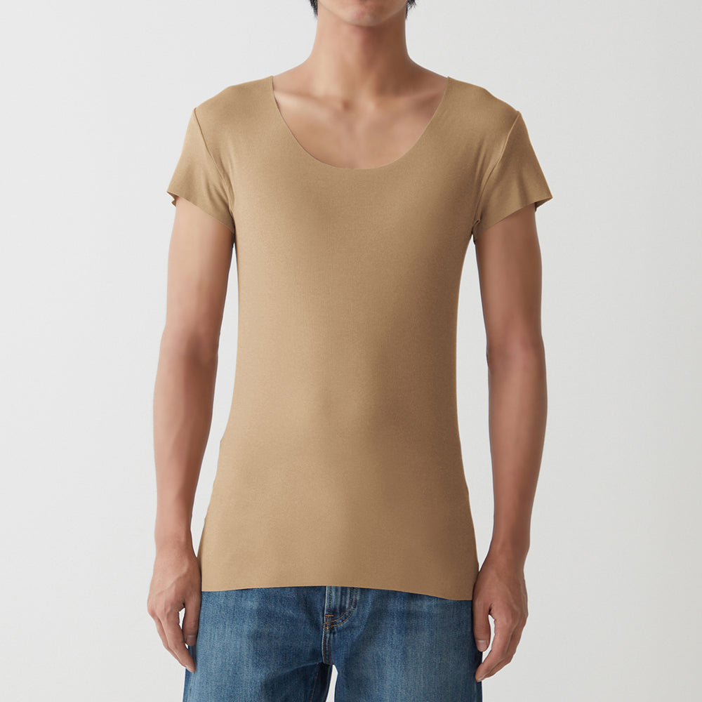 グンゼ GUNZE 【Tシャツ専用】袖あり・汗取りパッド付きTシャツ（短袖） （クリアベージュ） クリアベージュ