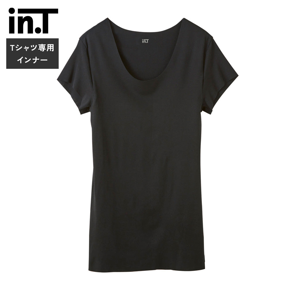 グンゼ GUNZE 【Tシャツ専用】袖あり・汗取りパッド付きTシャツ（短袖） （ブラック） ブラック