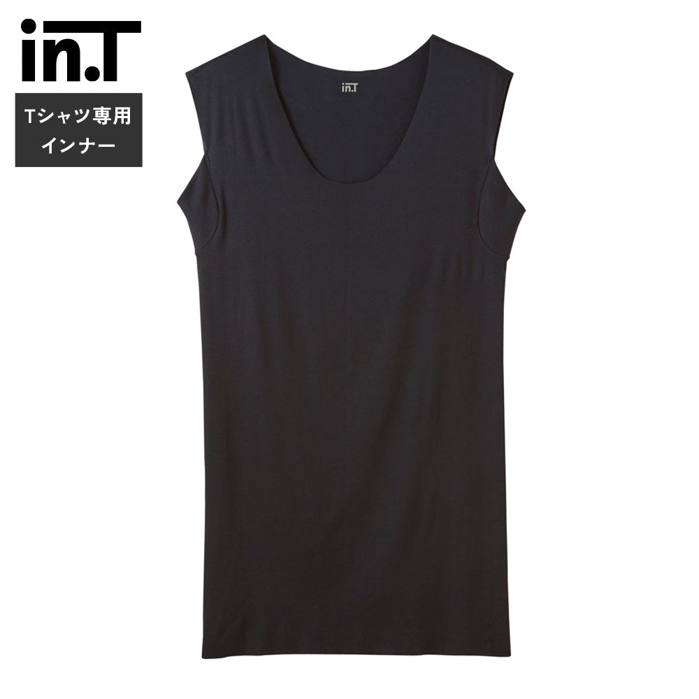 グンゼ GUNZE 【Tシャツ専用】袖なし・汗取りパッド付きスリーブレス （ブラック） ブラック