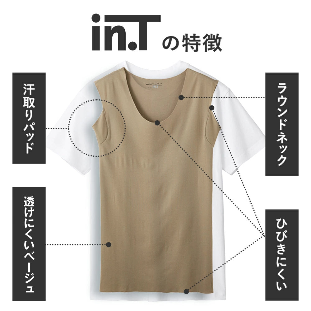グンゼ GUNZE 【Tシャツ専用】袖なし・汗取りパッド付きスリーブレス （ブラック） ブラック